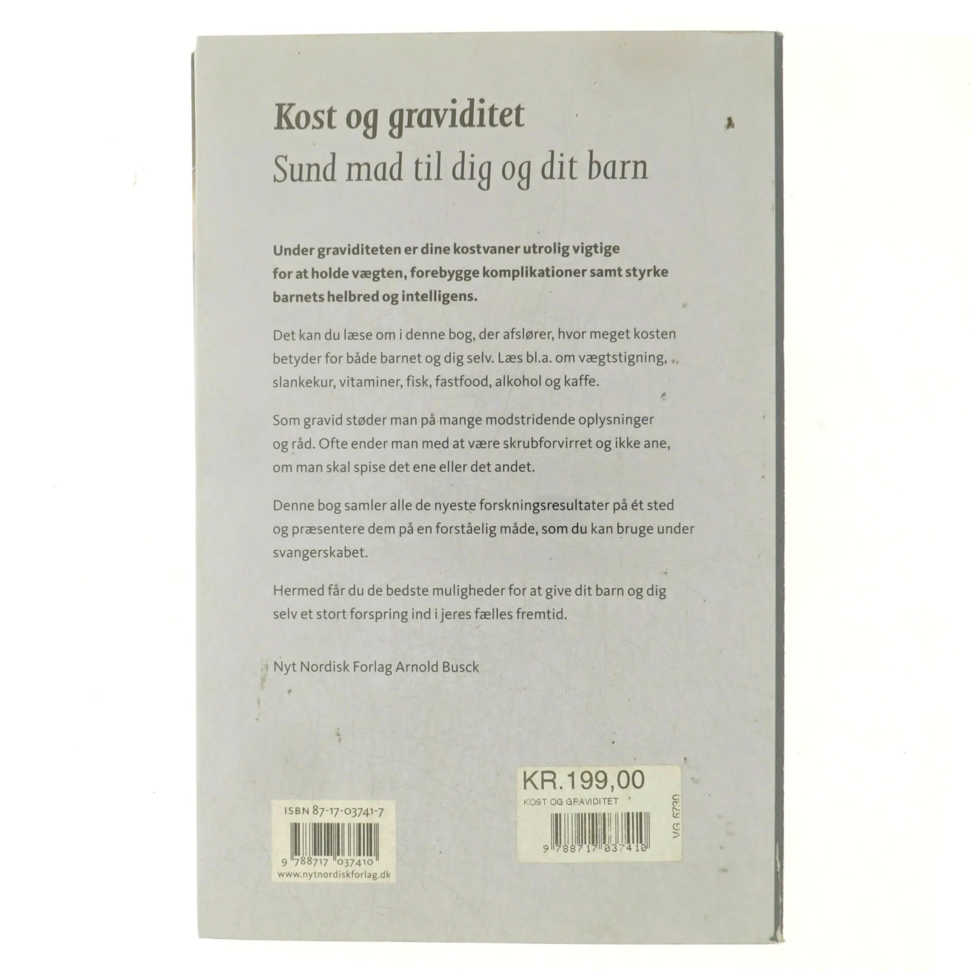 Kost & graviditet af Jerk W. Langer (Bog)