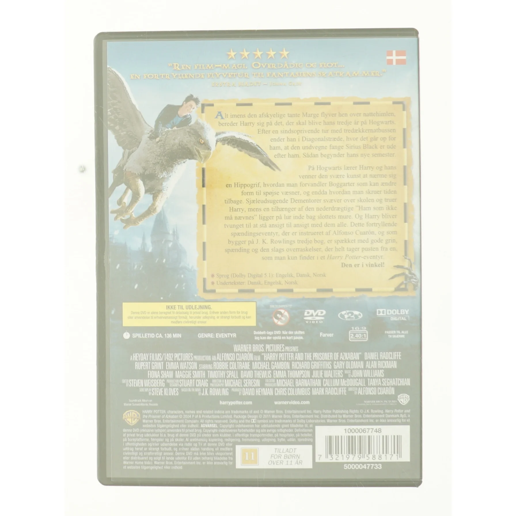 Fangen fra Azkaban (3) fra DVD