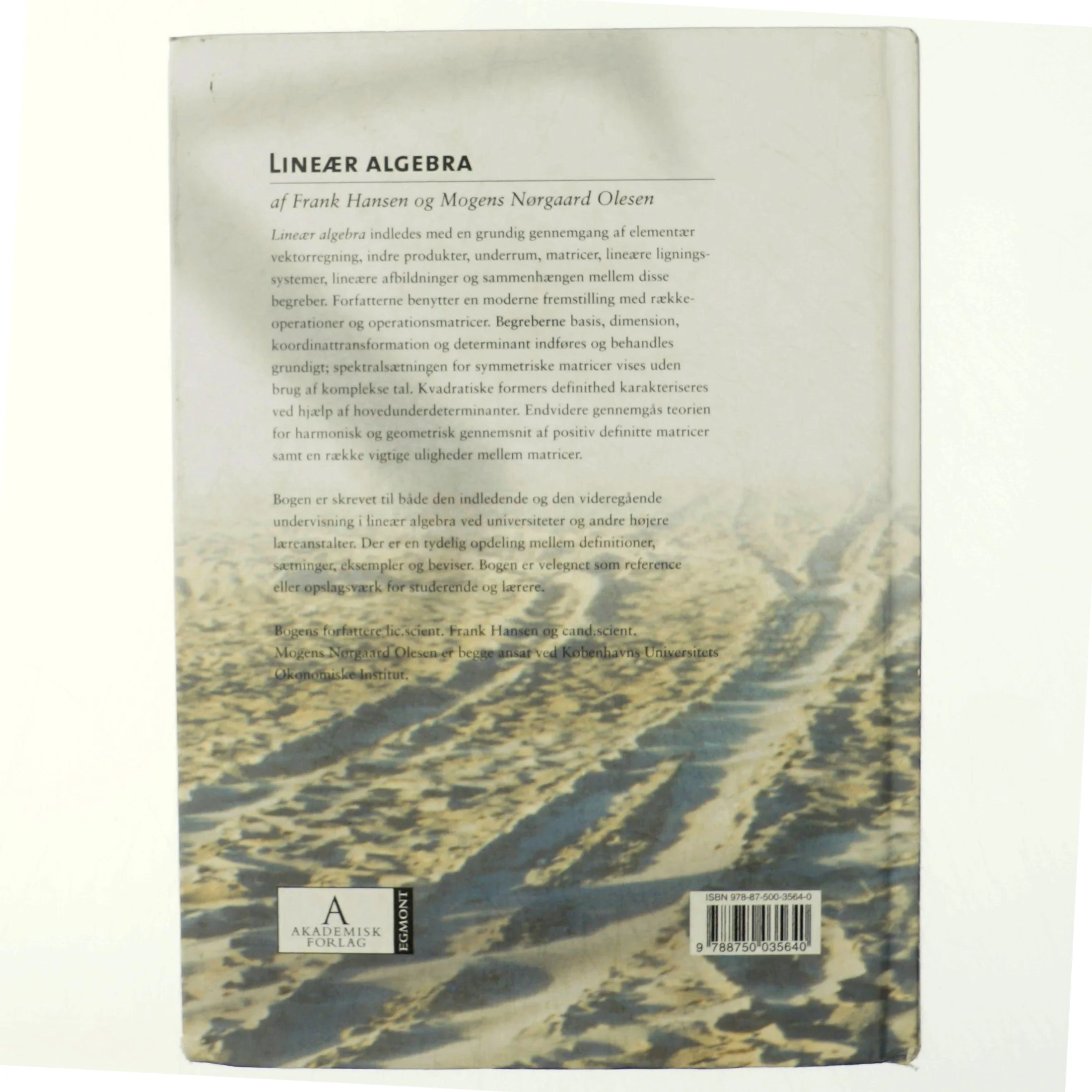 Lineær algebra (Bog)