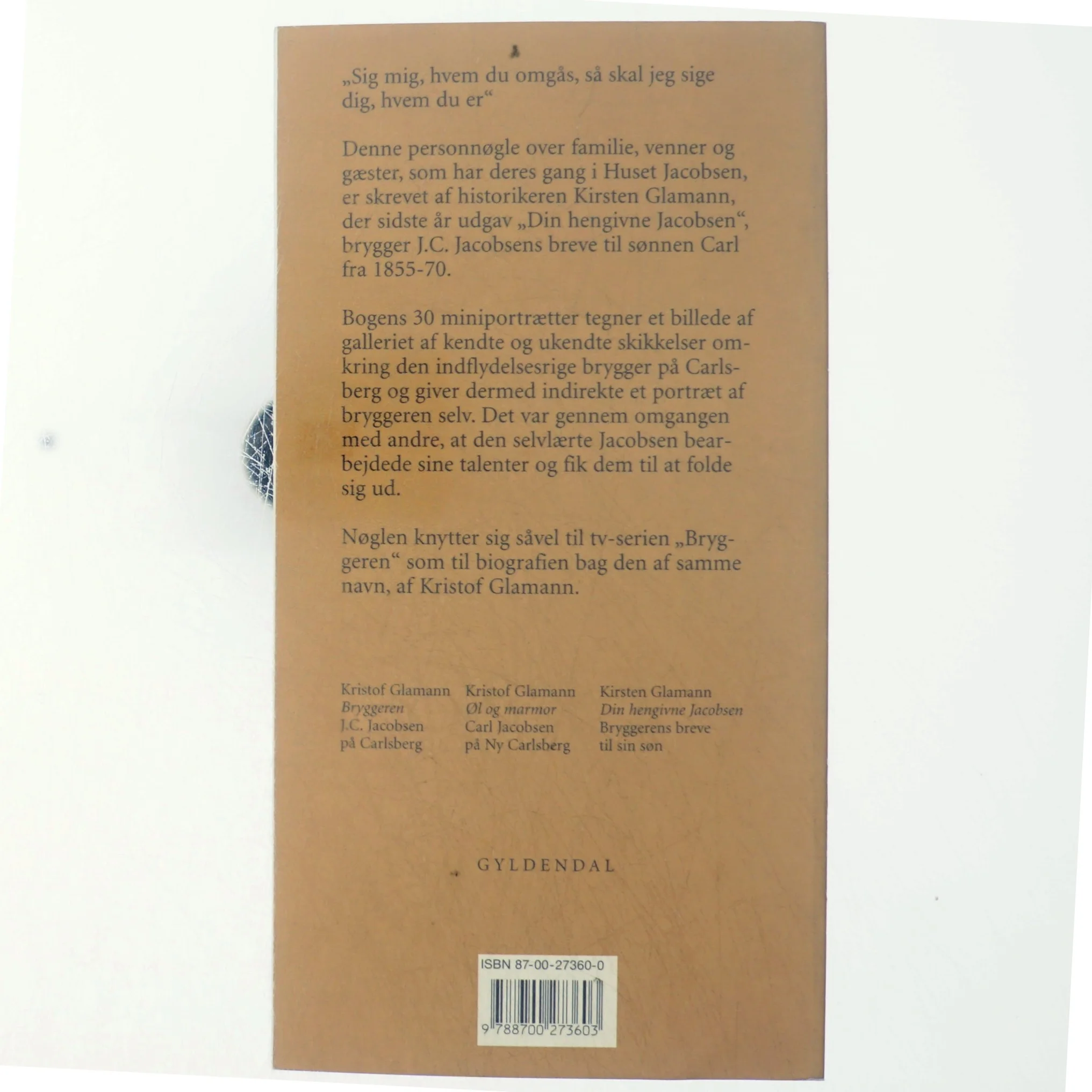 Hvem er hvem hos Bryggeren : 30 miniportrætter af Kirsten Glamann (Bog)