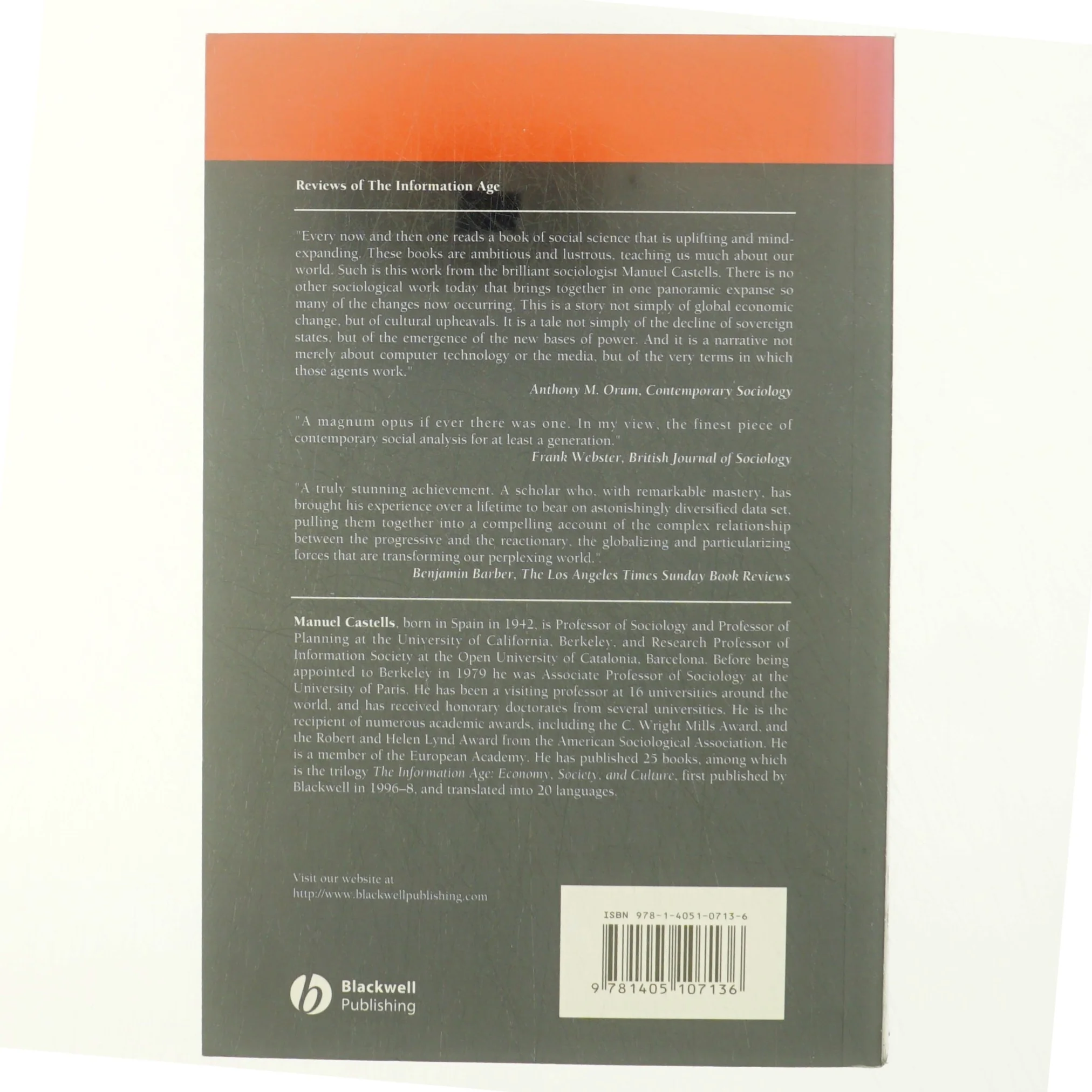 The information age : economy, society, and culture af Manuel Castells (Bog)