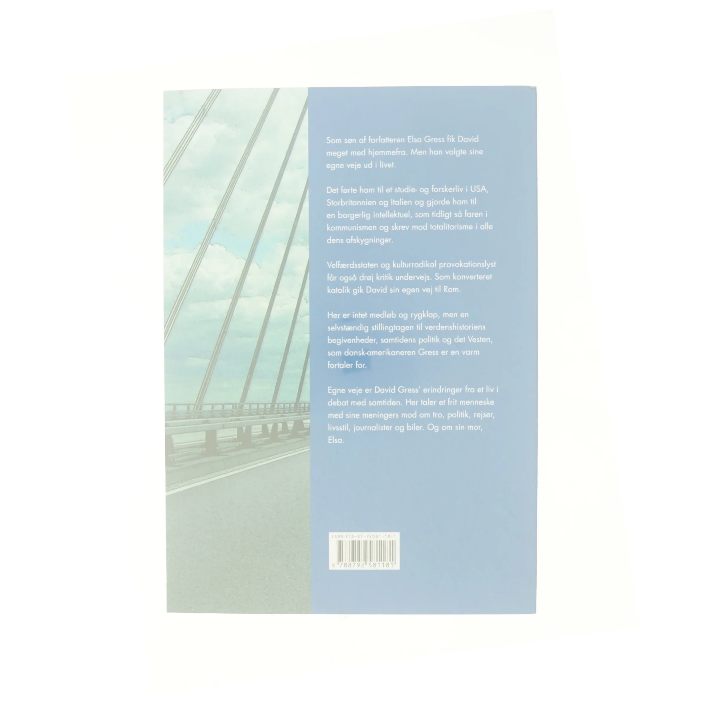 Egne veje af David Gress (Bog)