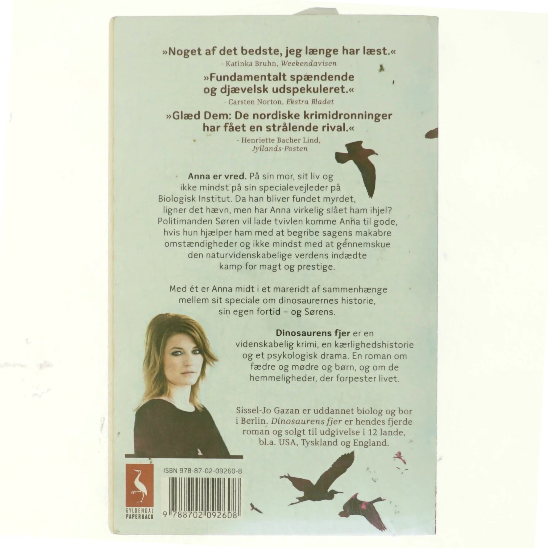 Dinosaurens fjer : roman af Sissel-Jo Gazan (Bog)