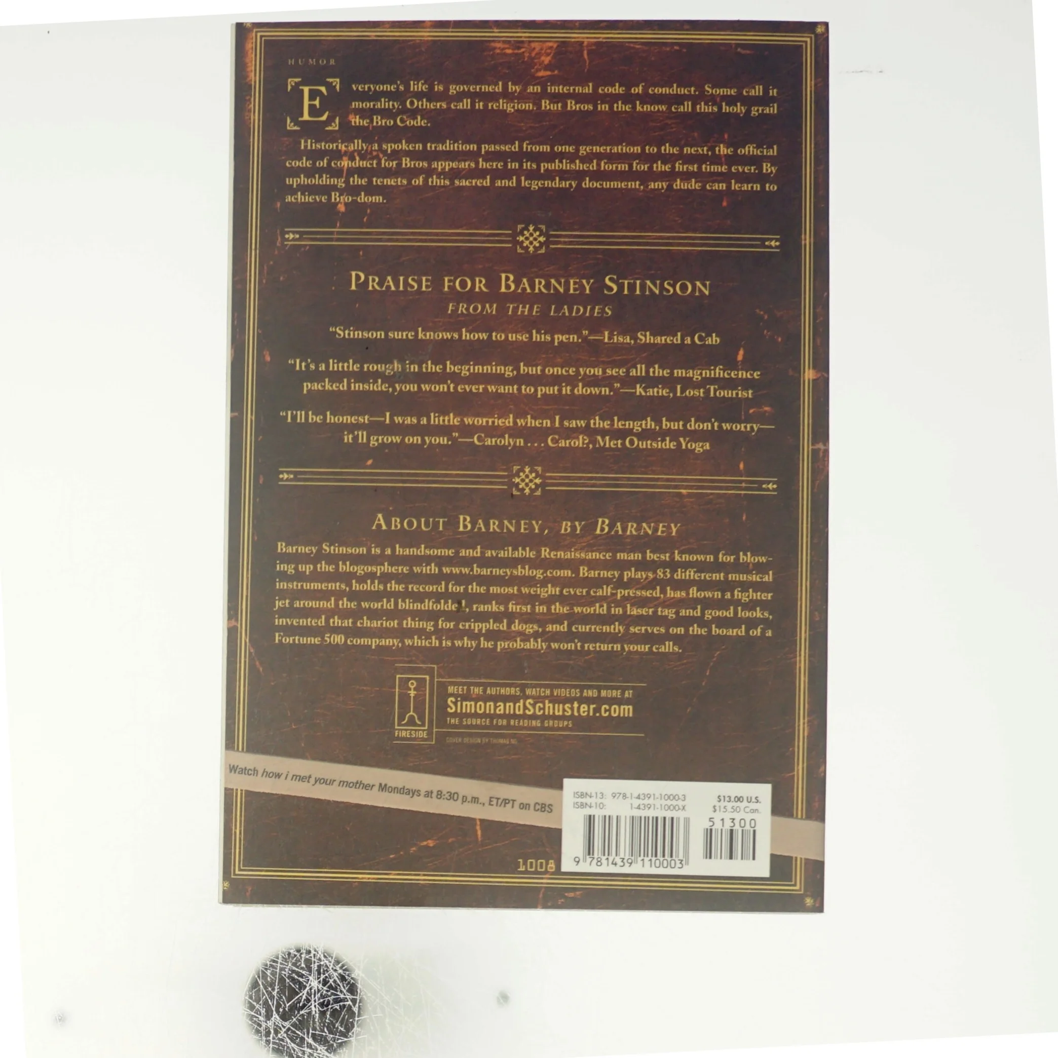 The Bro code af Barney Stinson (Bog)