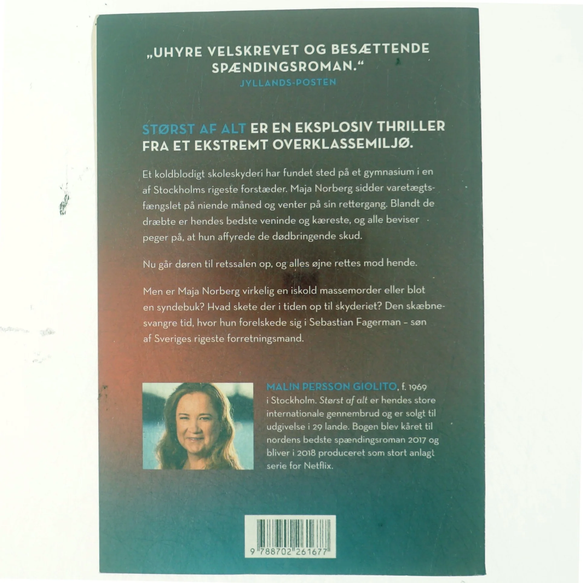 Størst af alt : spændingsroman af Malin Persson Giolito (Bog)