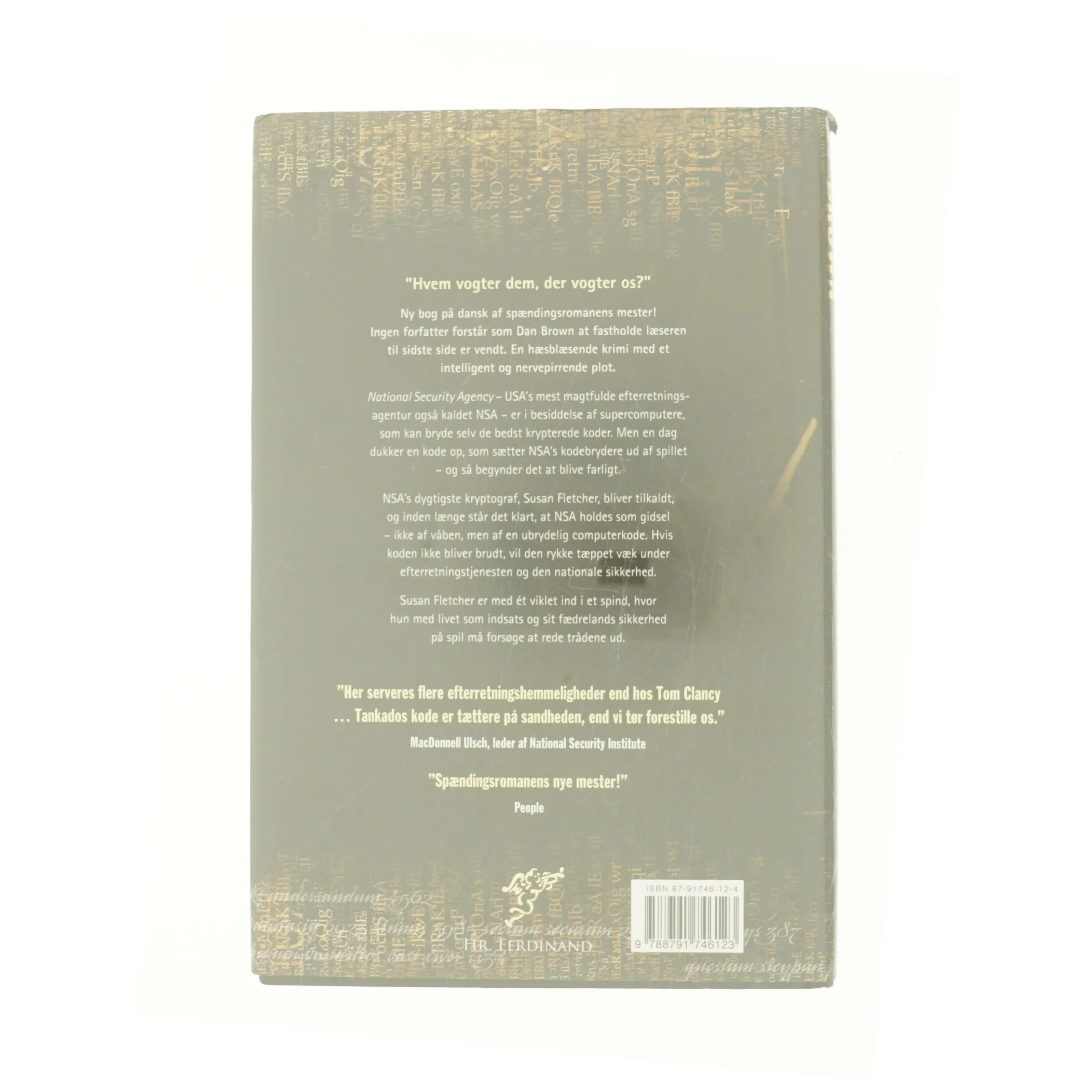 Tankados kode af Dan Brown (Bog)