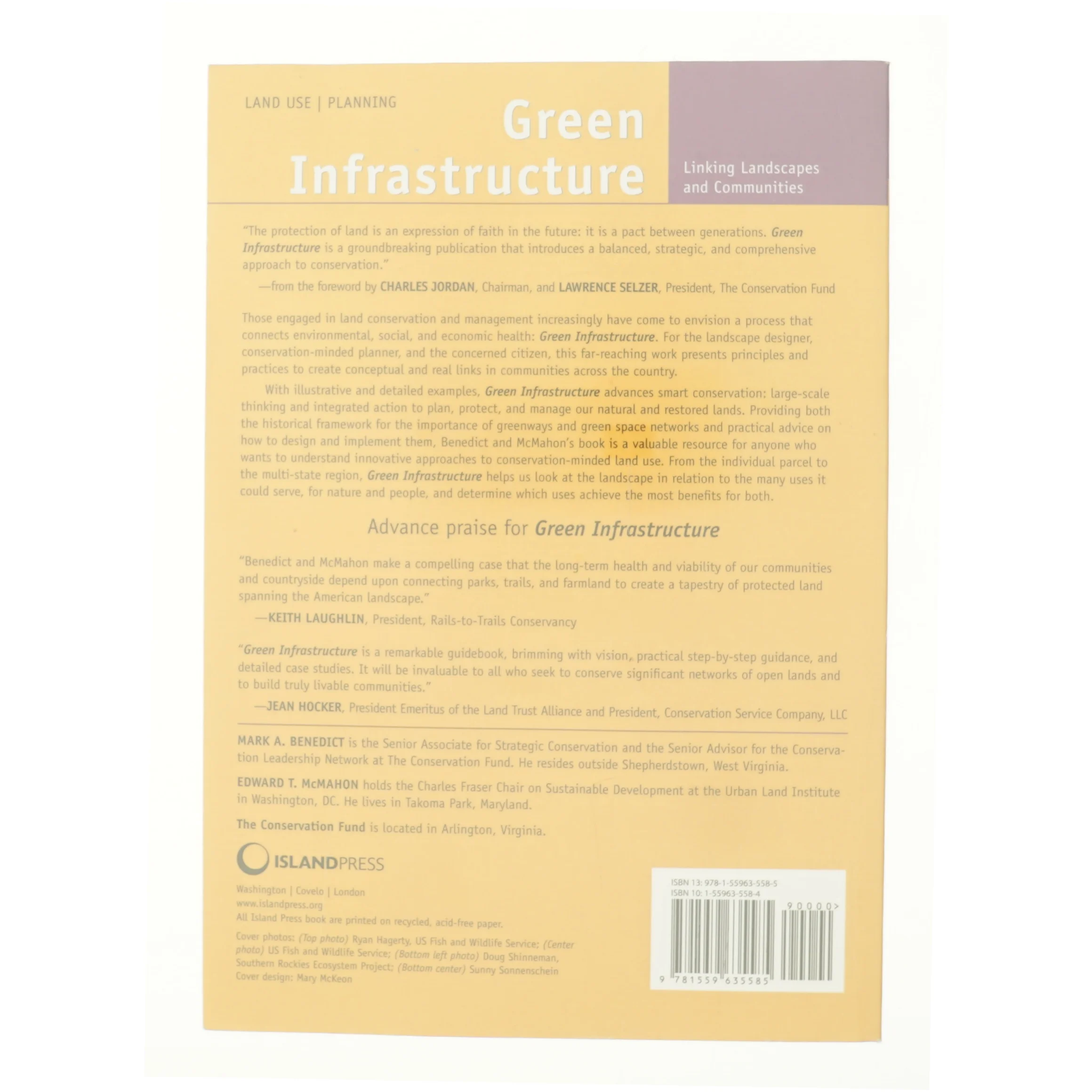 Green Infrastructure af Edward T. McMahon; Mark a. Benedict; Mark Benedict; the Conservation Fund (Bog)