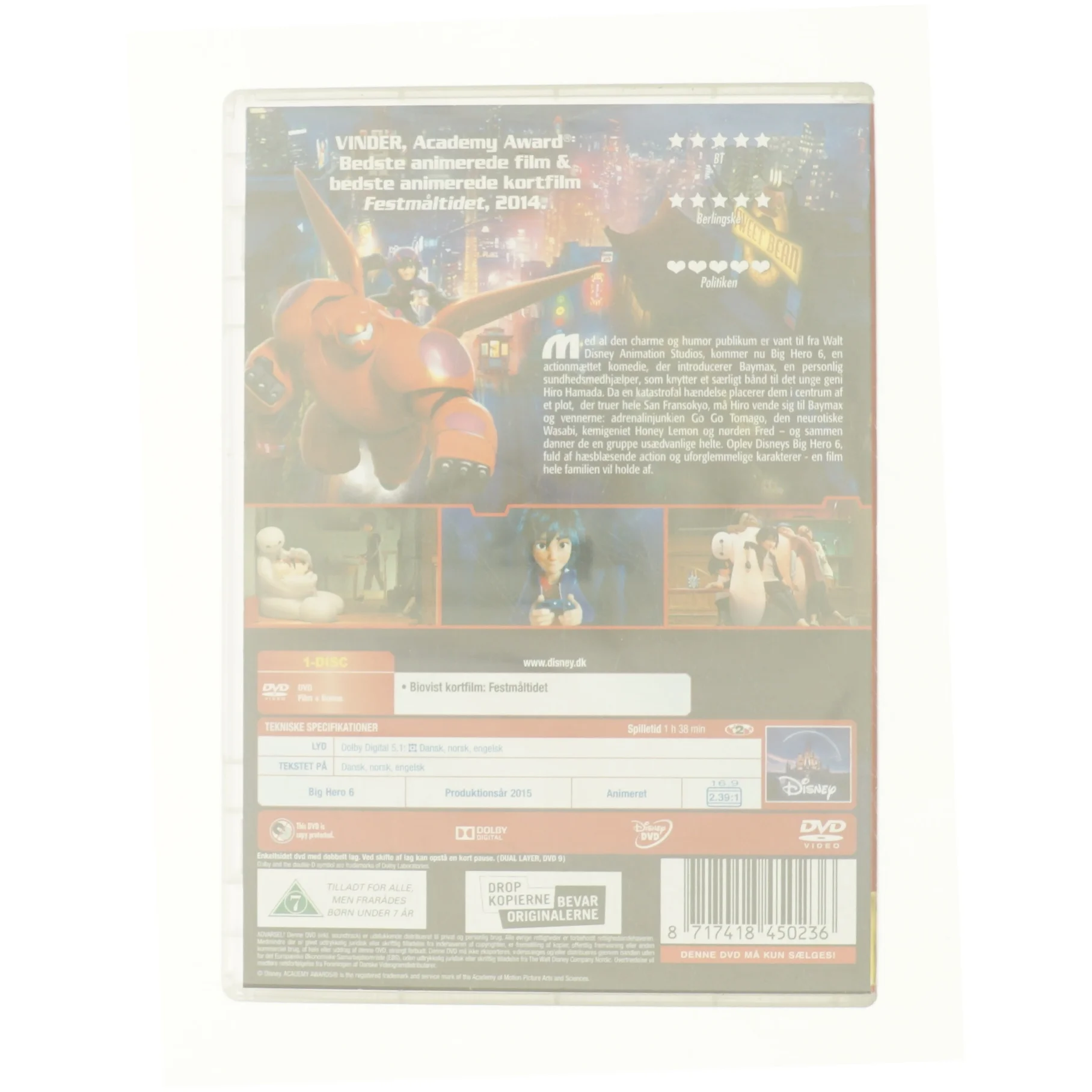 Big Hero 6  fra dvd