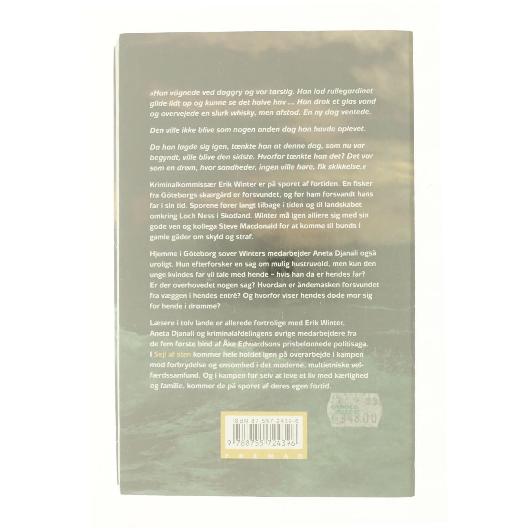 Sejl af sten af Åke Edwardson (Bog)