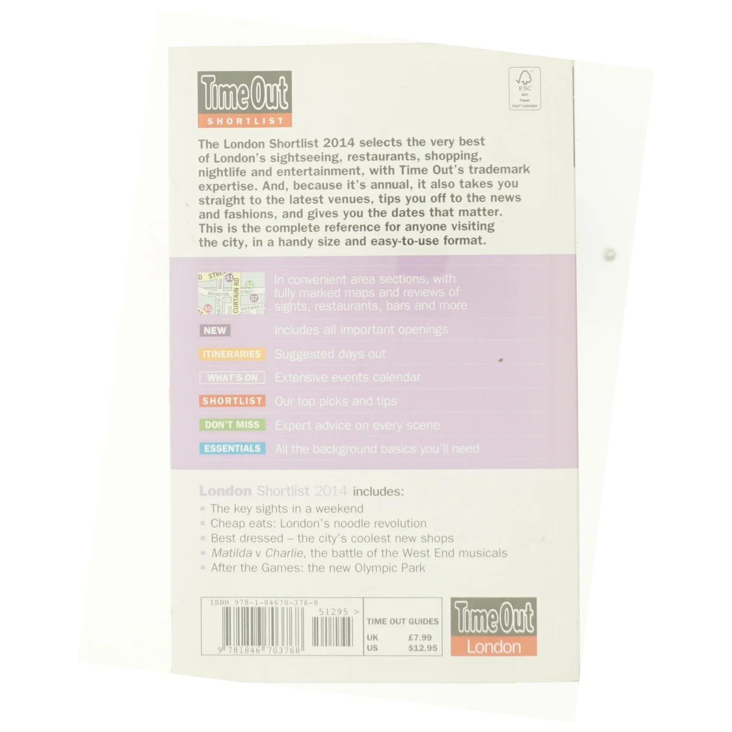 Time Out Shortlist London 2014 af Time Out Guides Ltd (Bog)