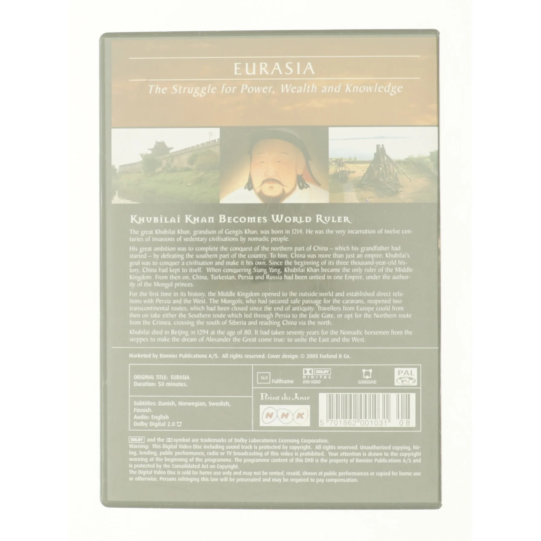 Khubilai Kham becomes world ruler fra DVD