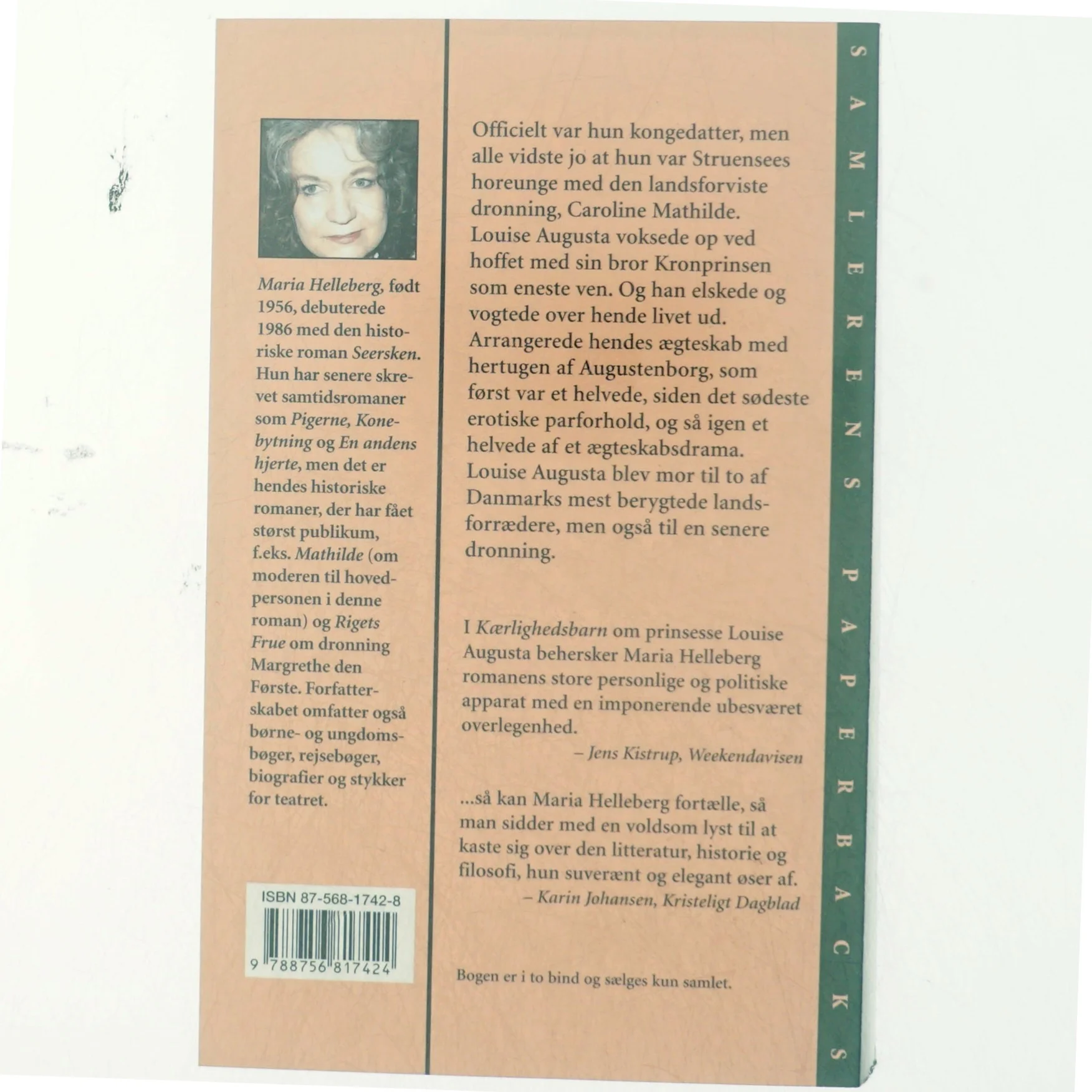 Kærlighedsbarn : roman. Bind 1 af Maria Helleberg (Bog)