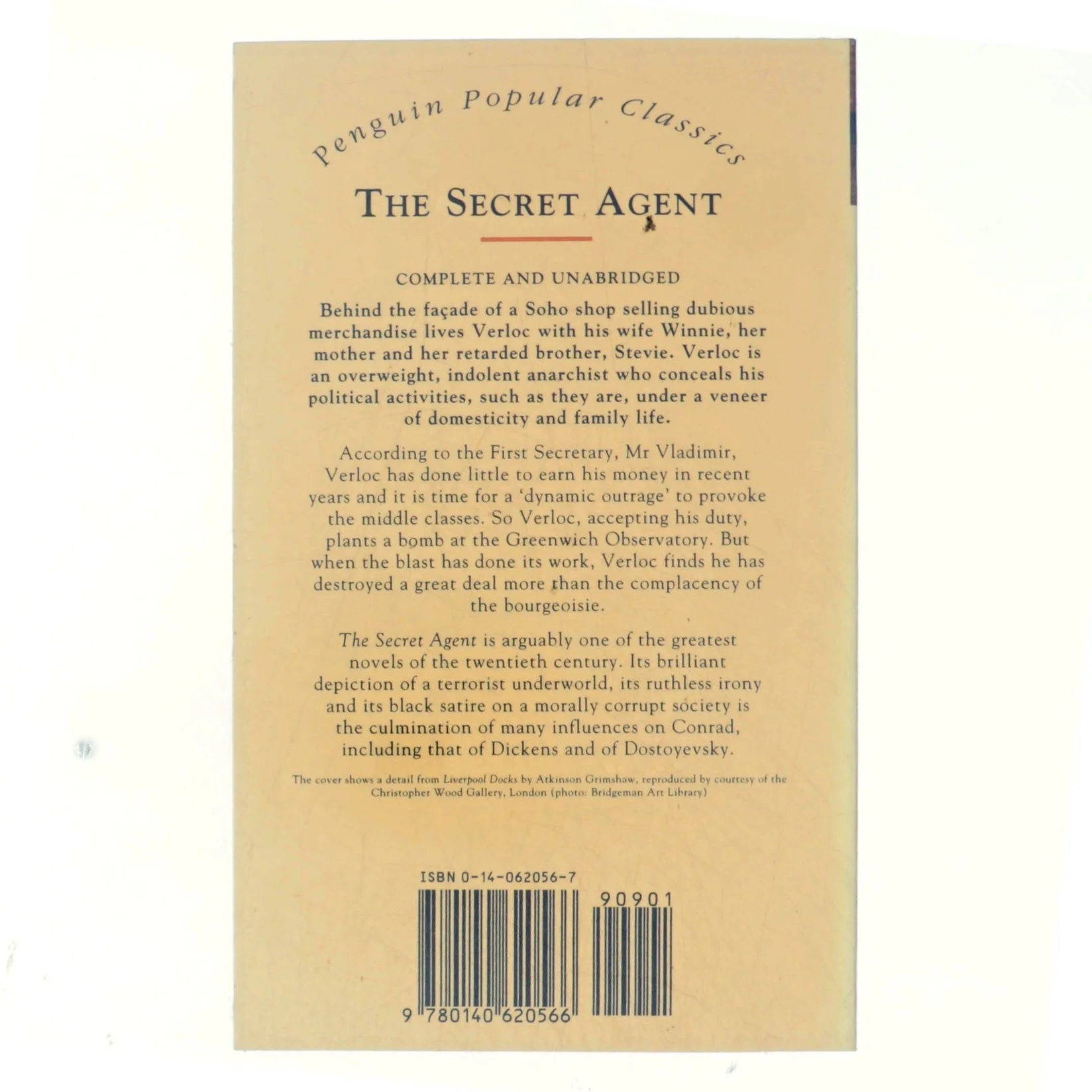 The secret agent : a simple tale af Joseph Conrad (Bog)