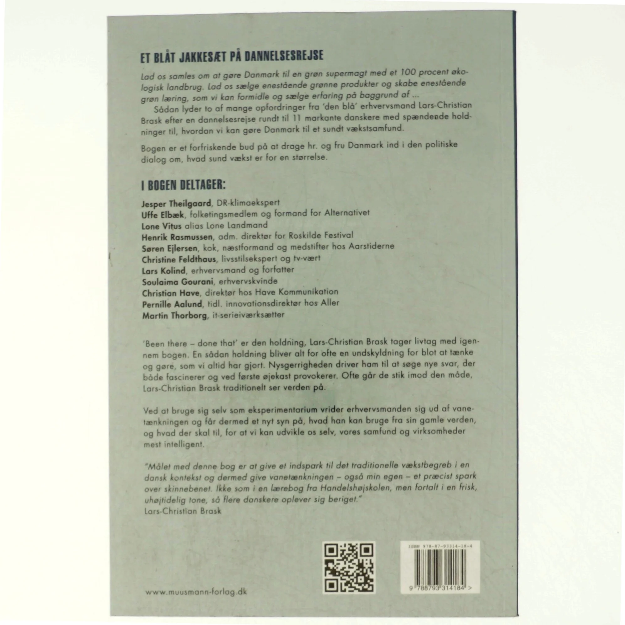 Vilje til forandring af Lars-Christian Brask (Bog)