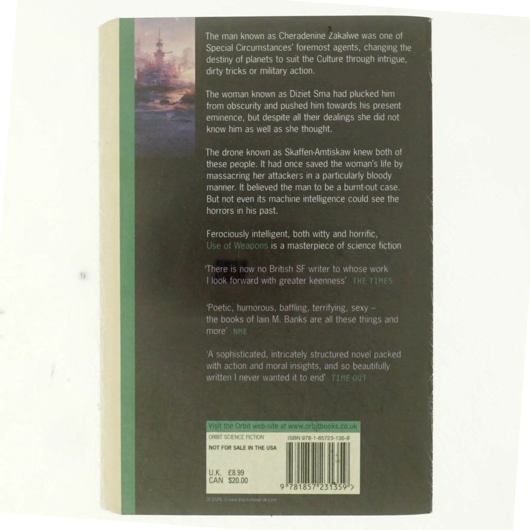 Use of weapons af Iain Banks (Bog)