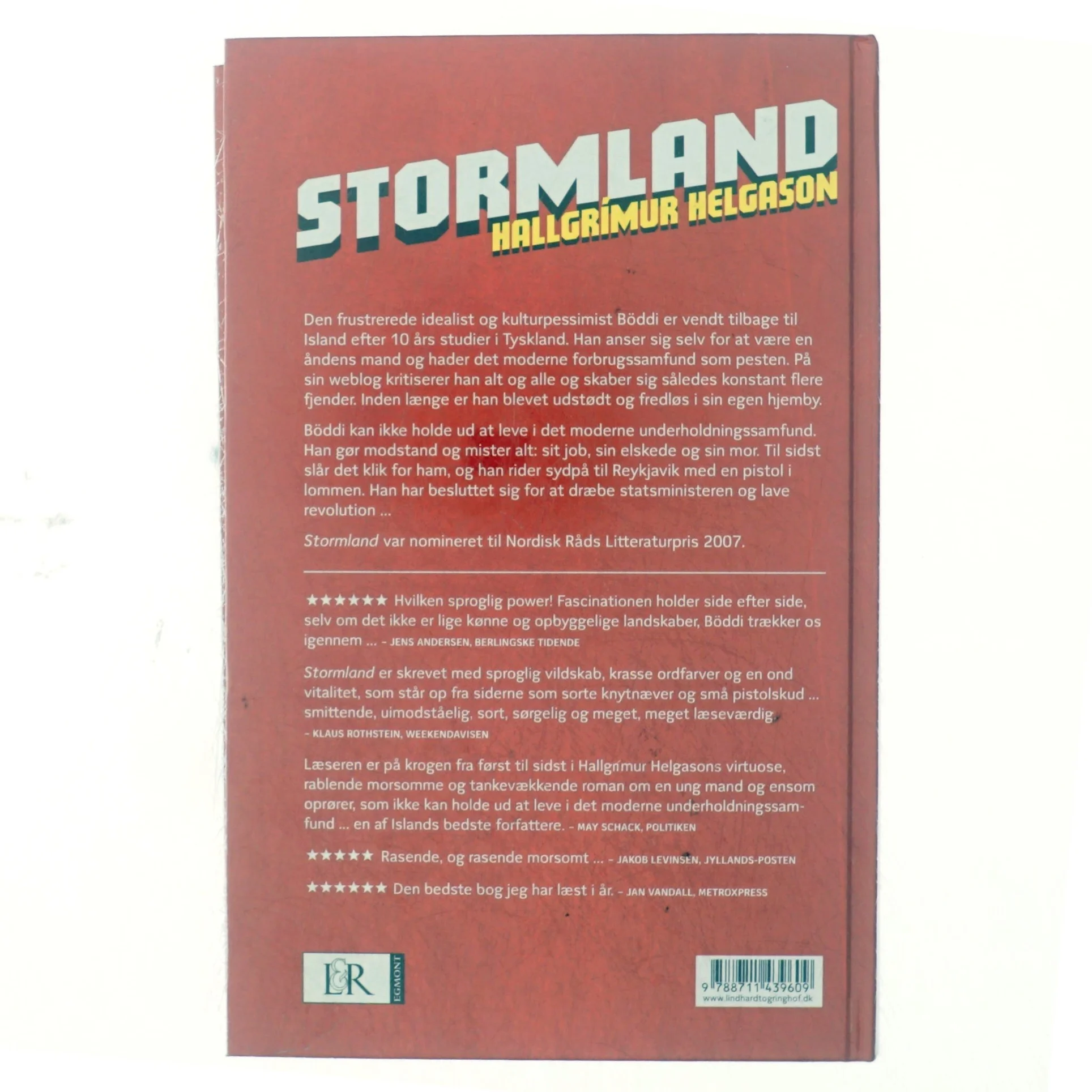 Stormland af Hallgrímur Helgason (Bog)