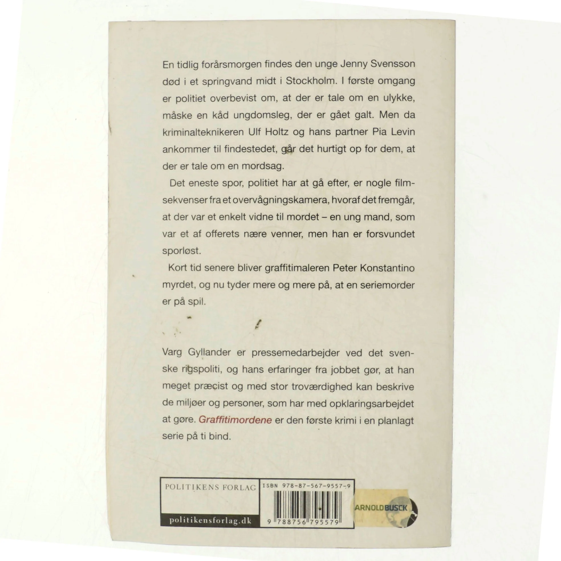 Graffitimordene af Varg Gyllander (Bog)