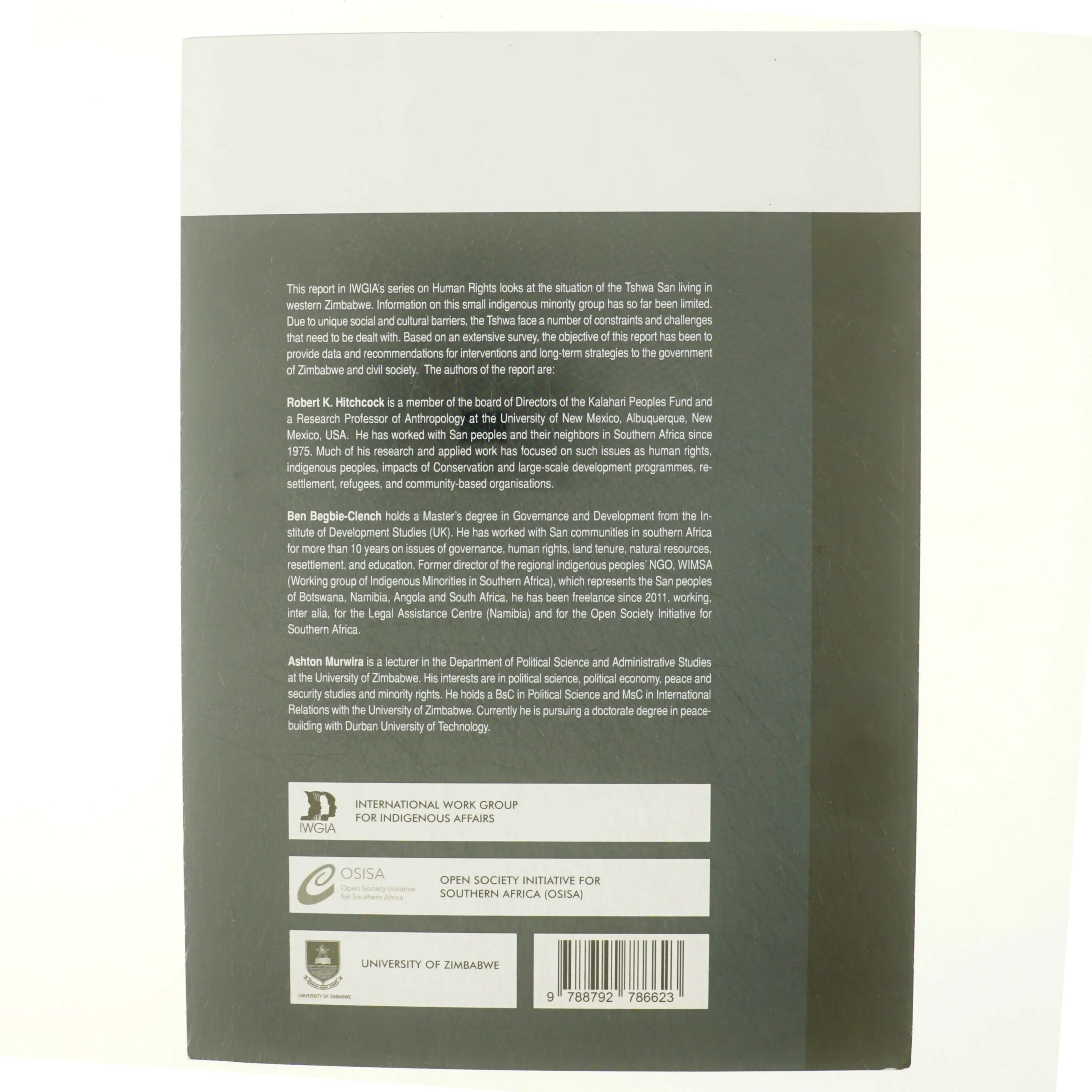 The San in Zimbabwe af Ashton Murwira, Ben Begbie-Clench, Robert K. Hitchcock (Bog)