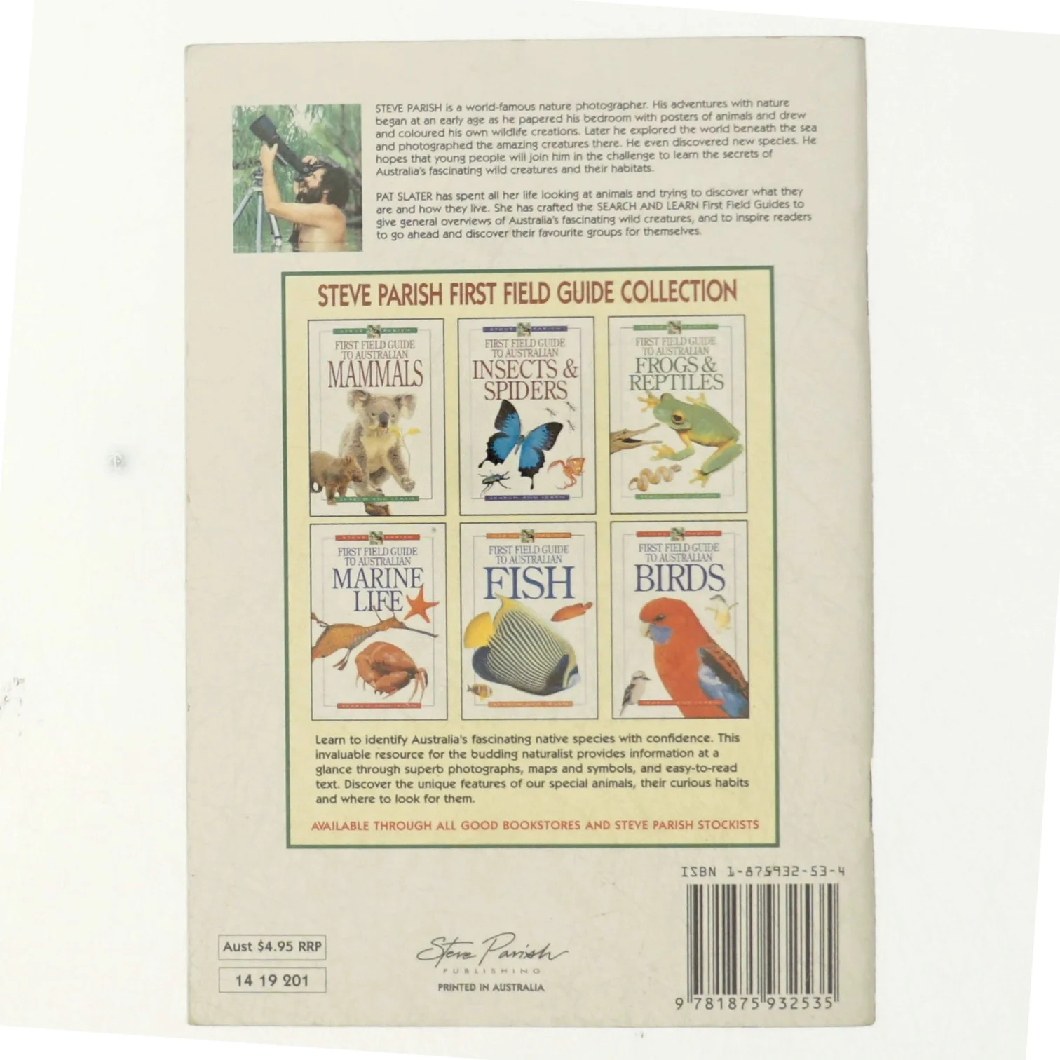 A First Field Guide to Australian Mammals af Pat Slater (Bog)