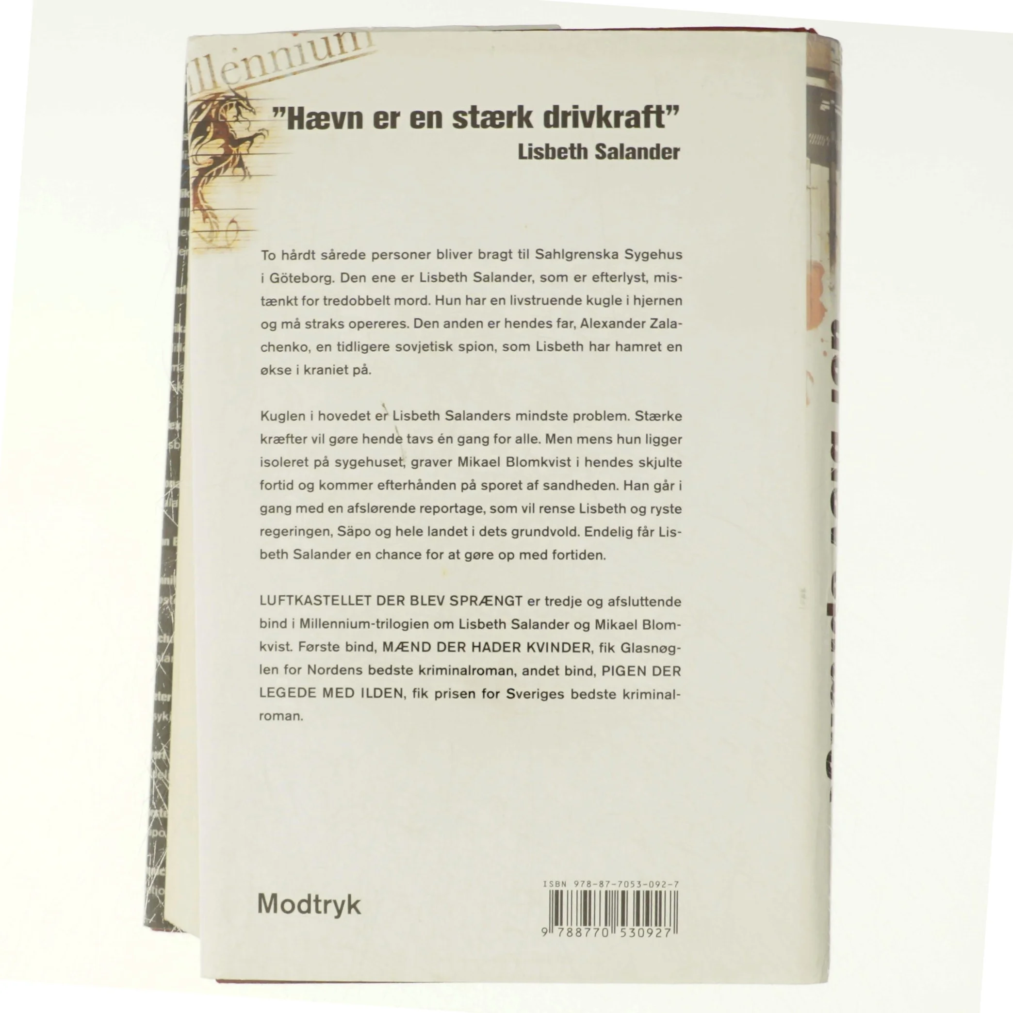 Luftkastellet der blev sprængt af Stieg Larsson