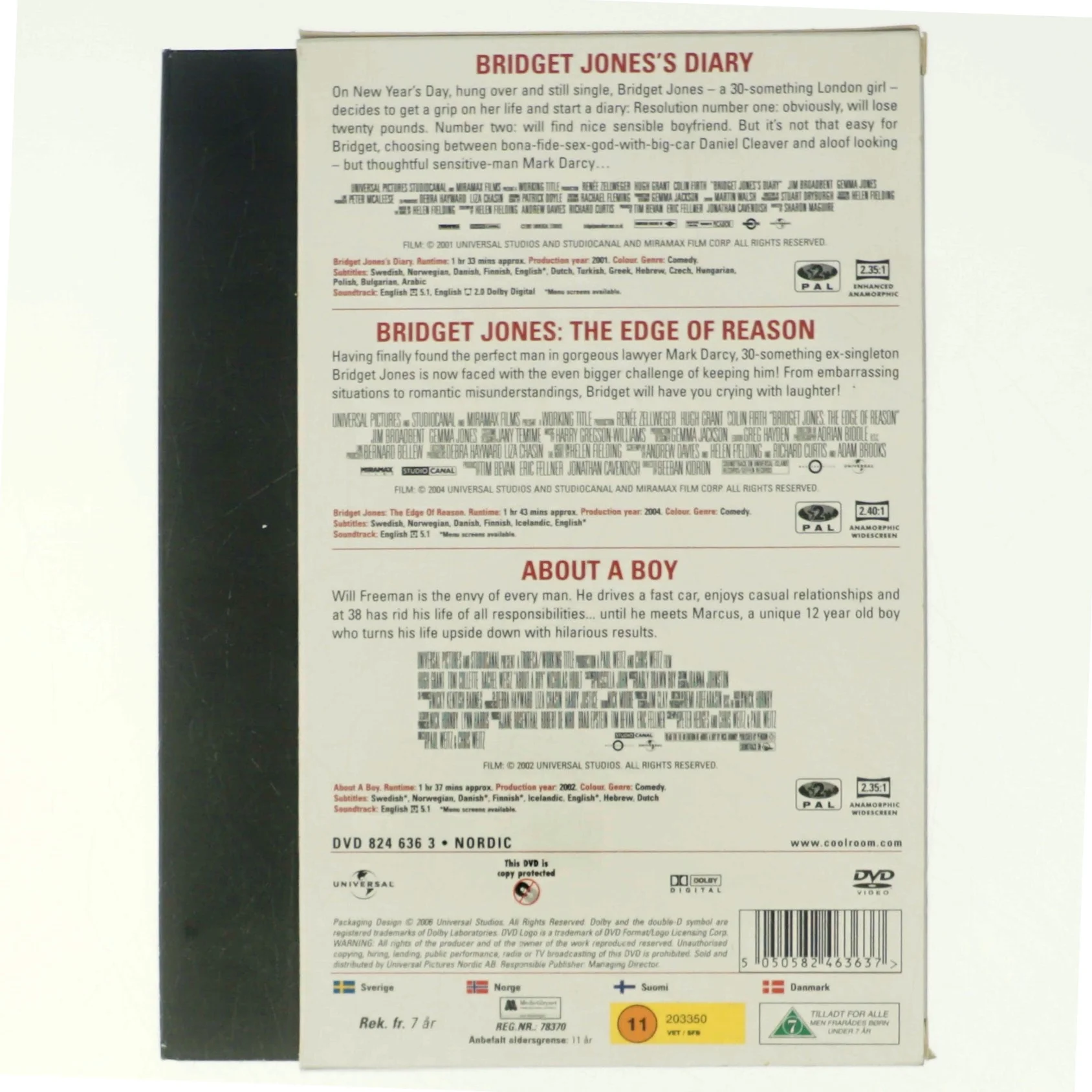 Bridget Jones diary + Bridget Jones + About a boy