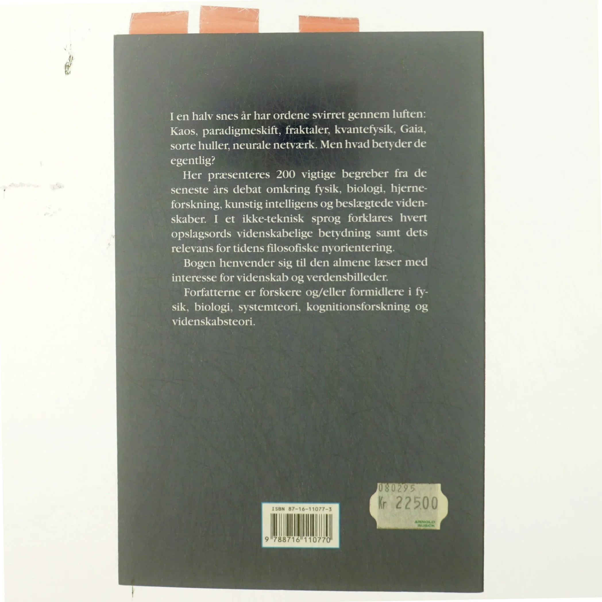 De nye videnskabers ord : 200 opslag fra attraktor til økosystem af Ib Ravn (Bog)