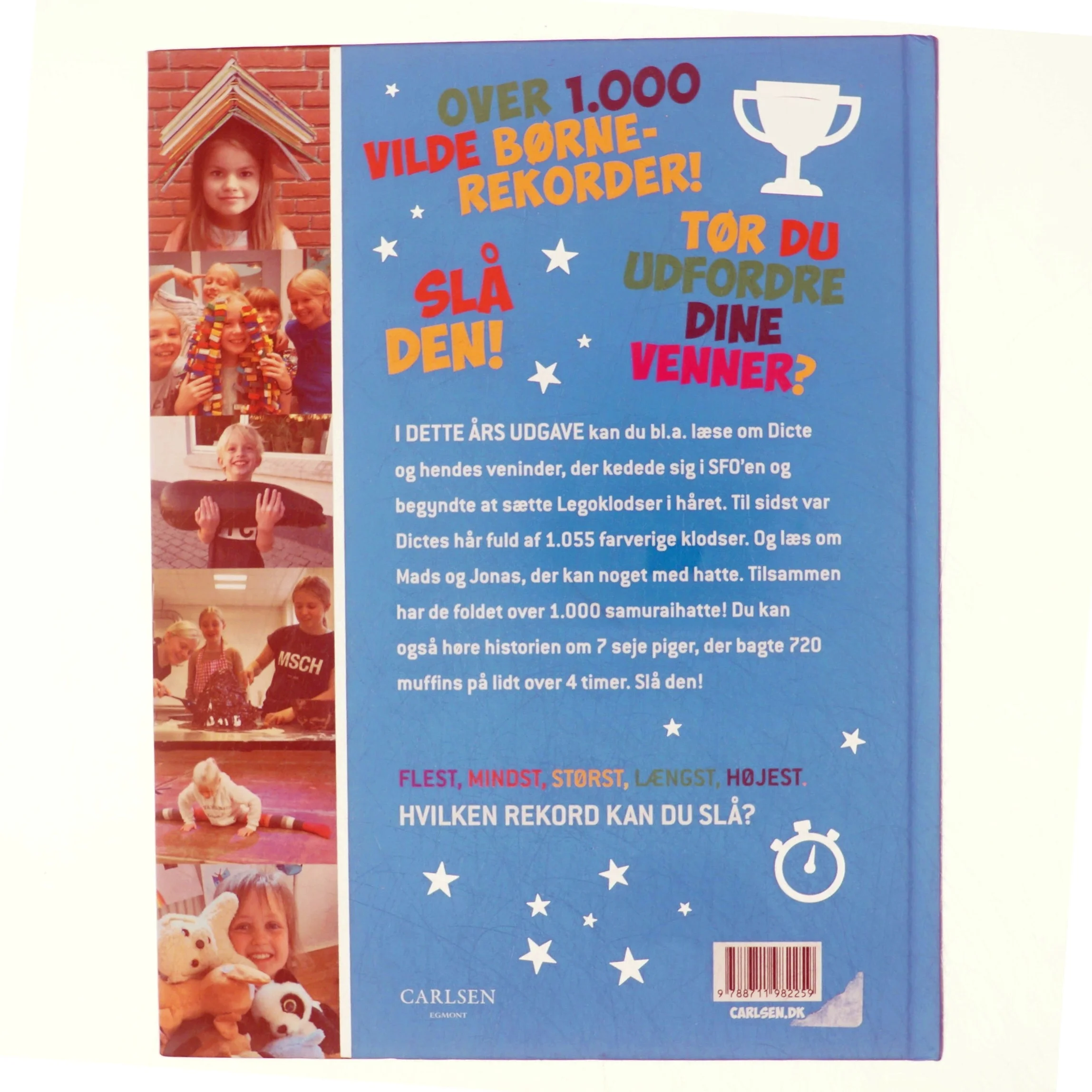 Børnenes rekordbog 2021 af Carlsen (Bog)