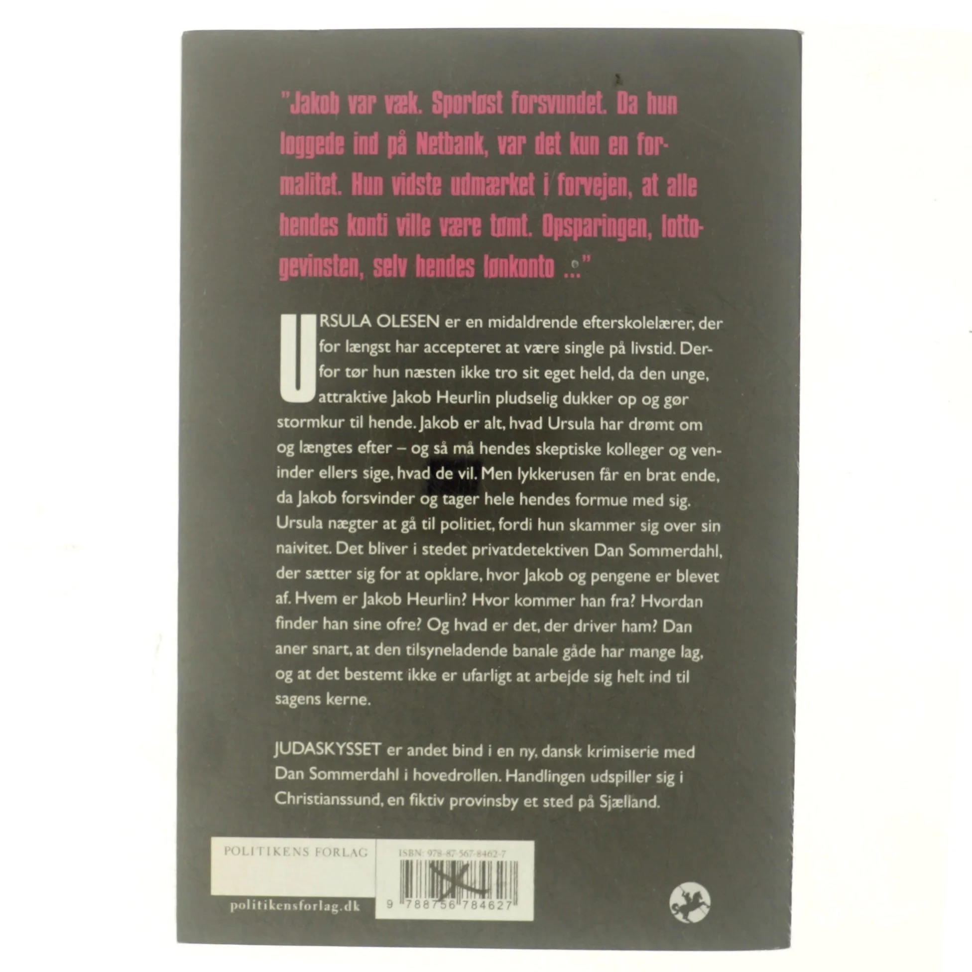 Judaskysset af Anna Grue (Bog)