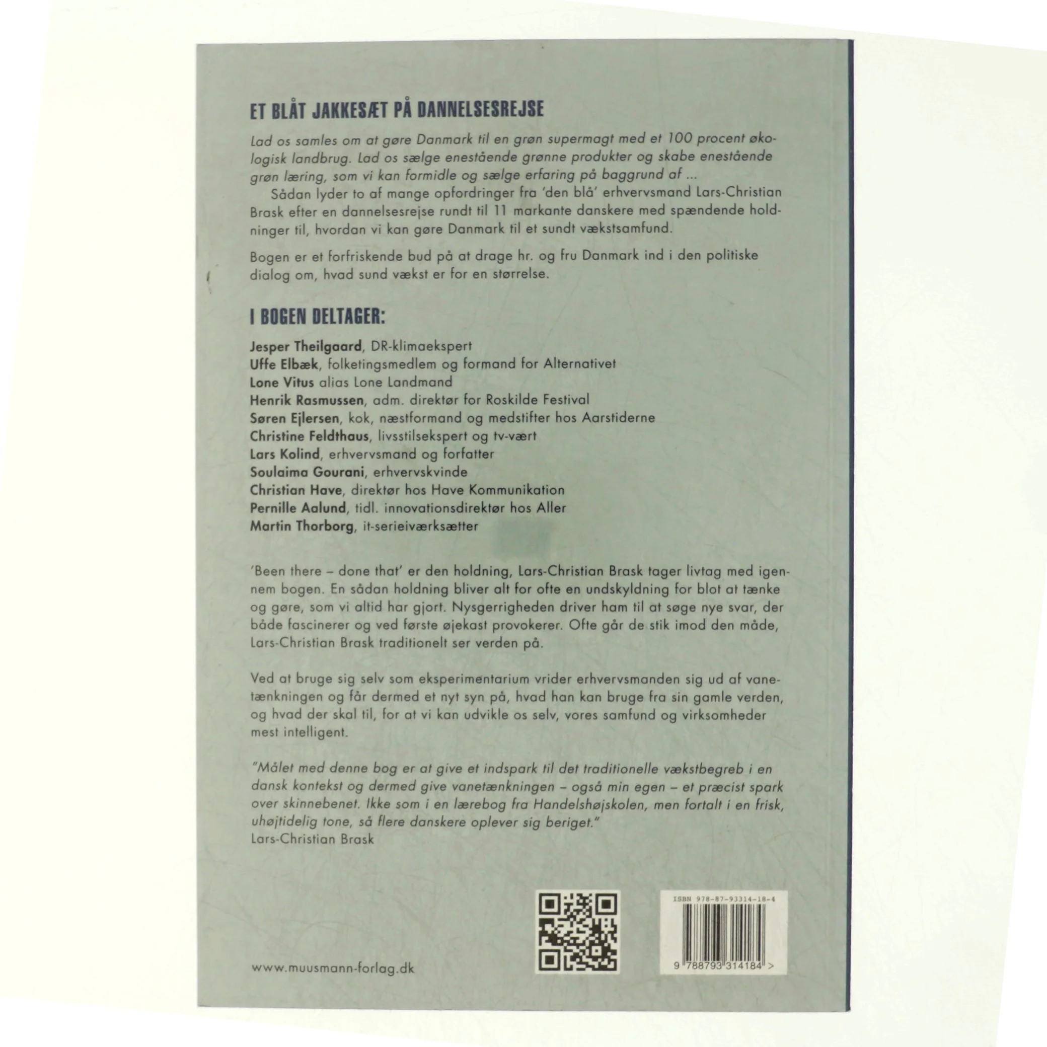 Vilje til forandring af Lars-Christian Brask (Bog)