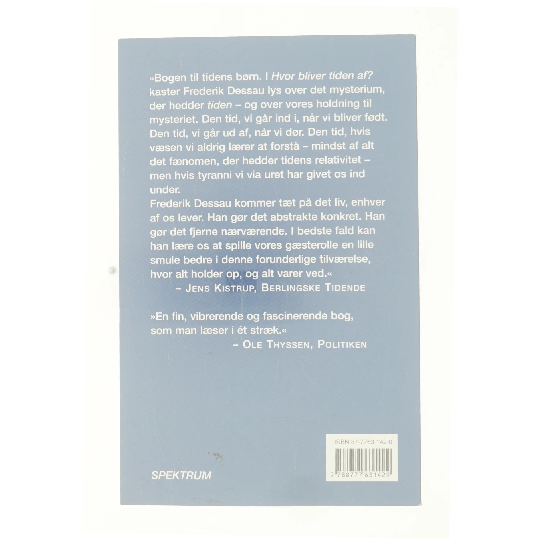 Hvor bliver tiden af? af Frederik Dessau (Bog)