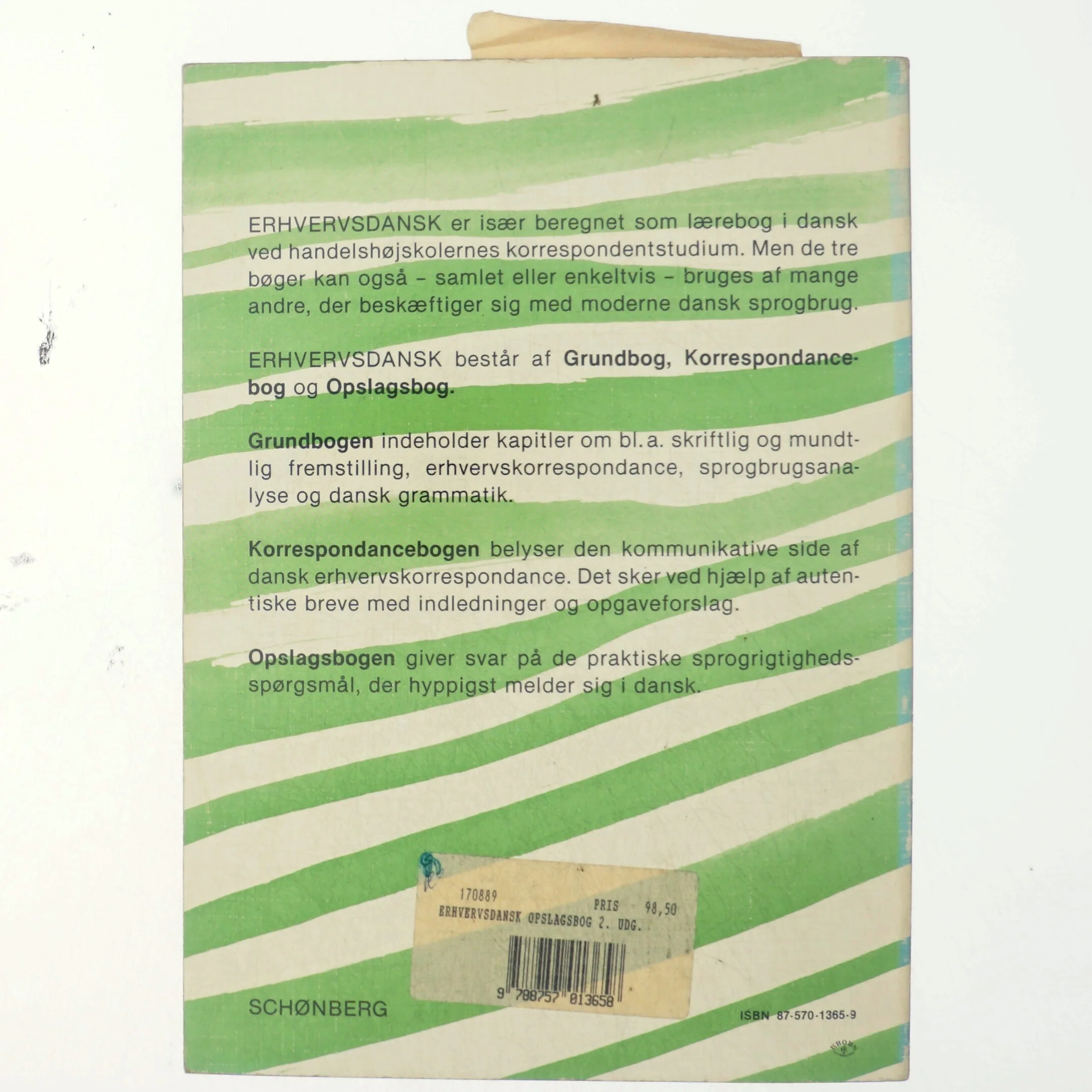 Erhvervsdansk. Bind 3, Opslagsbog : praktiske sprogproblemer (Bog)