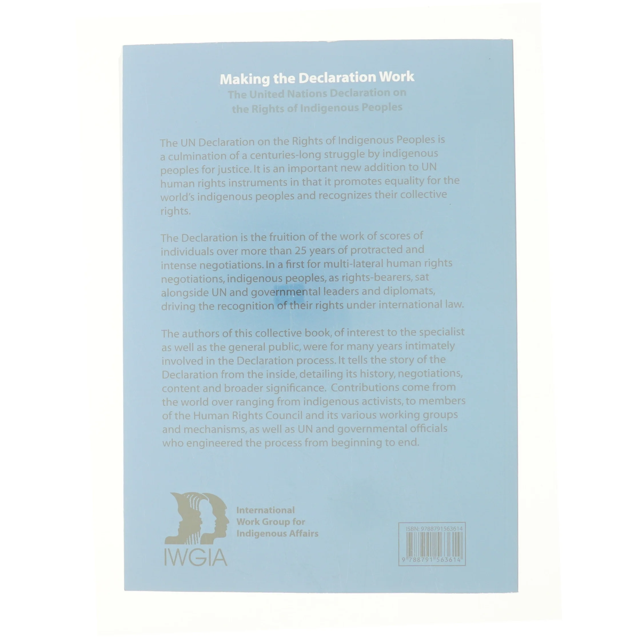 Making the Declaration Work: the United Nations Declaration on the Rights of Indigenous Peoples (Bog)