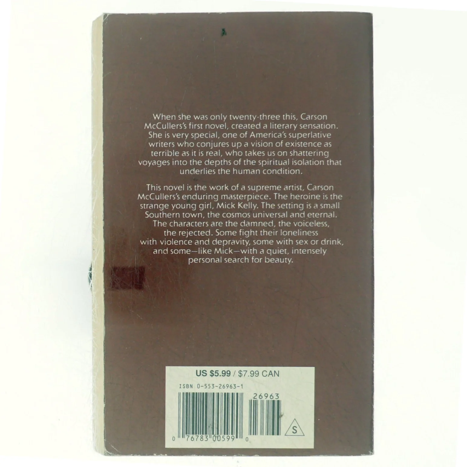 The heart is a lonely hunter by Carson McCullers