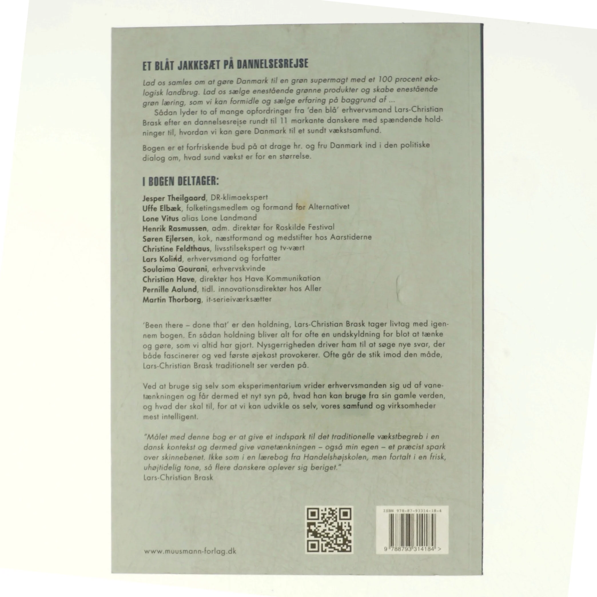 Vilje til forandring af Lars-Christian Brask (Bog)