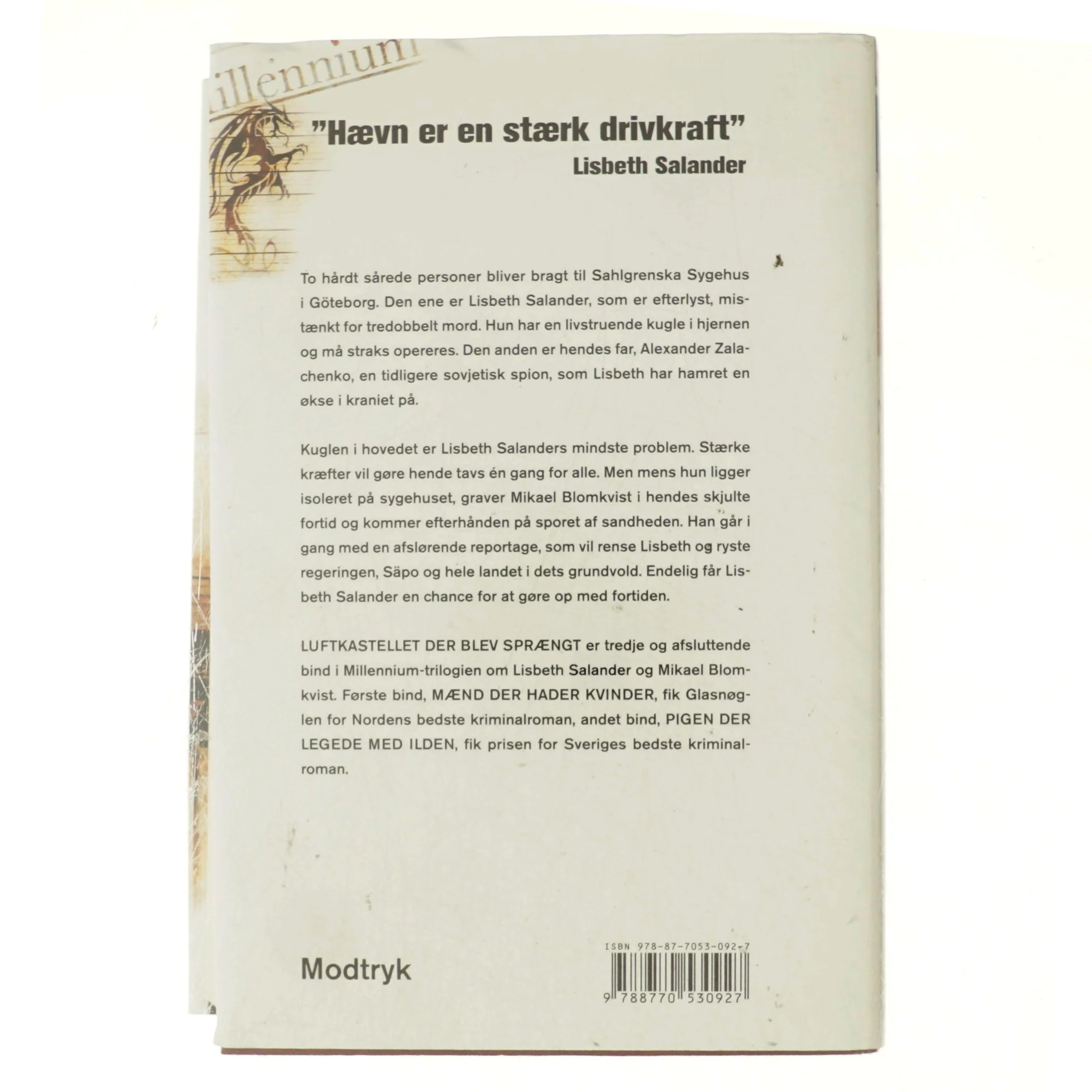 Luftkastelletderblevsprngt Stir up a Hornets' Nest of Girl. Shi Dige Larsen. the Danish Original. Hardcover](chinese Edition) (Bog)