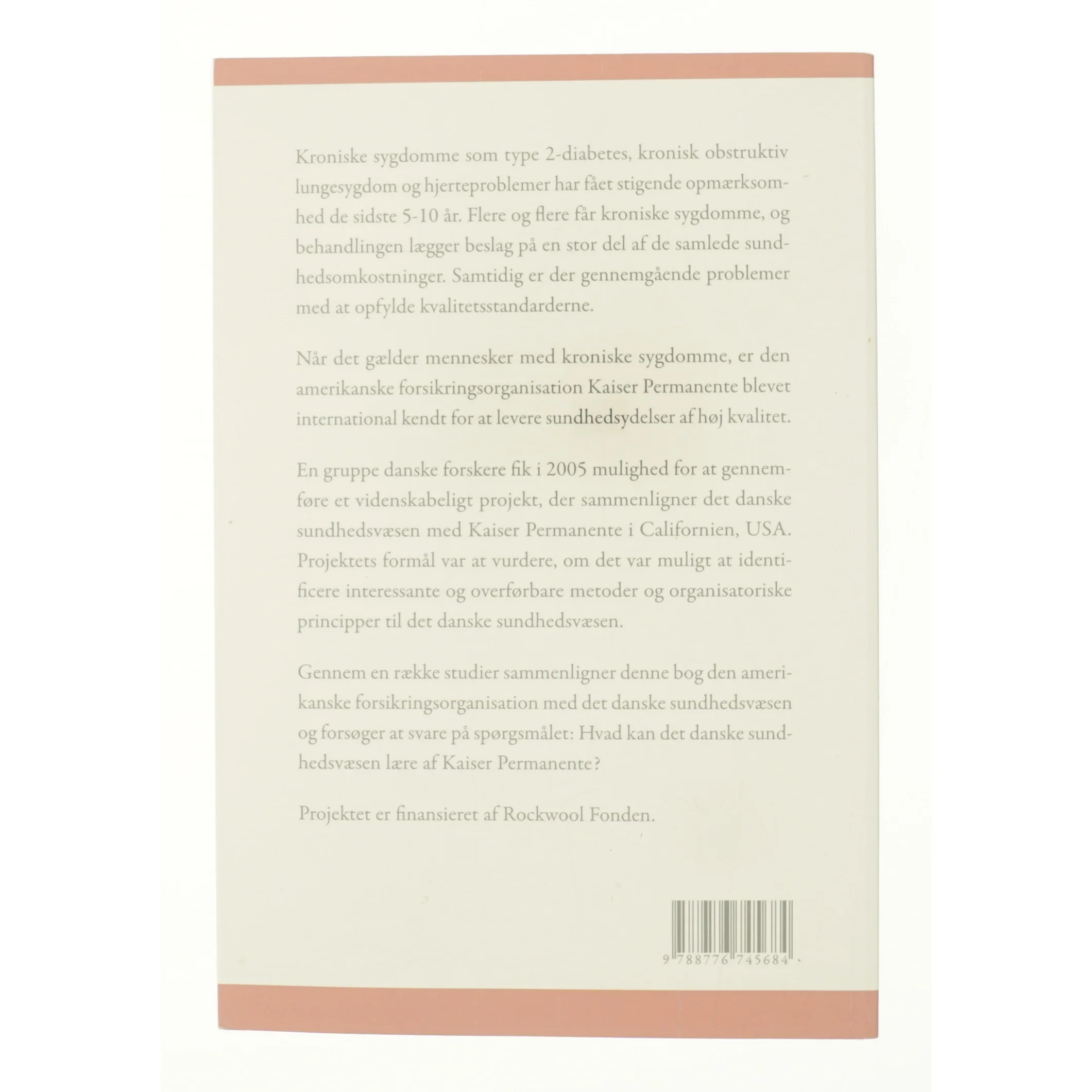 Hvad kan det danske sundhedsvæsen lære af Kaiser Permanente? (Bog)