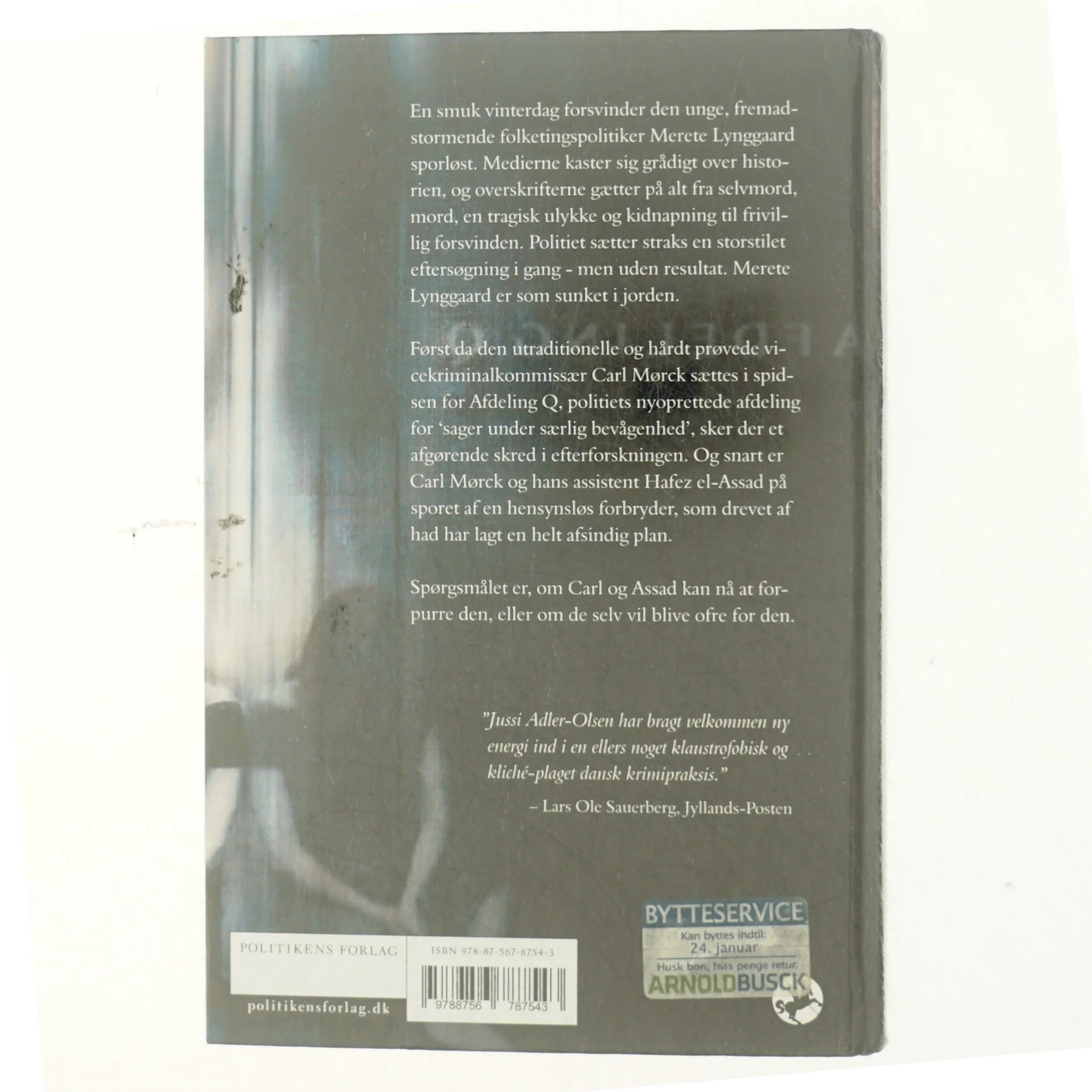 Kvinden i buret af Jussi Adler-Olsen (Bog)