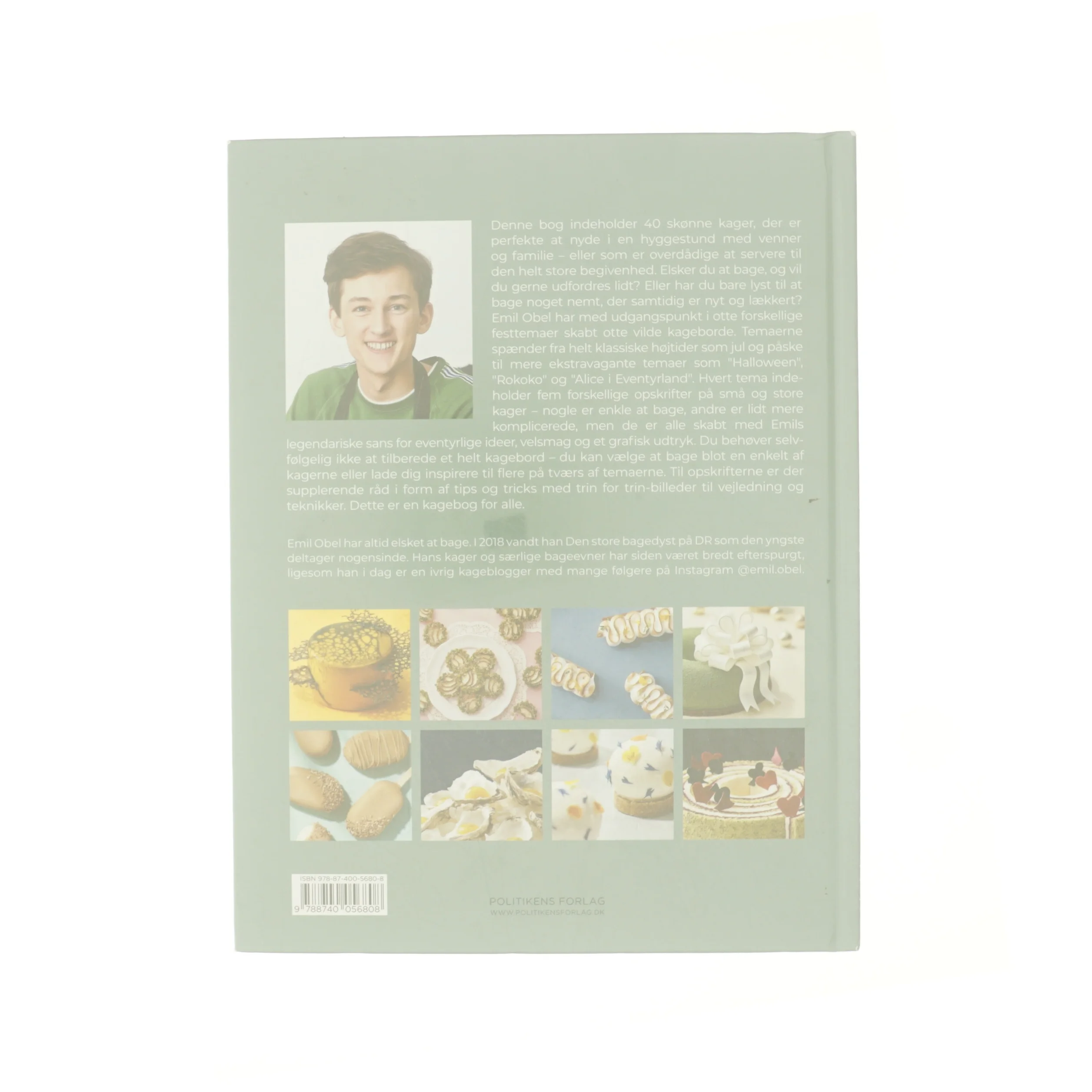 Festlige & fantasifulde kageborde af Emil Obel (f. 2001) (Bog)