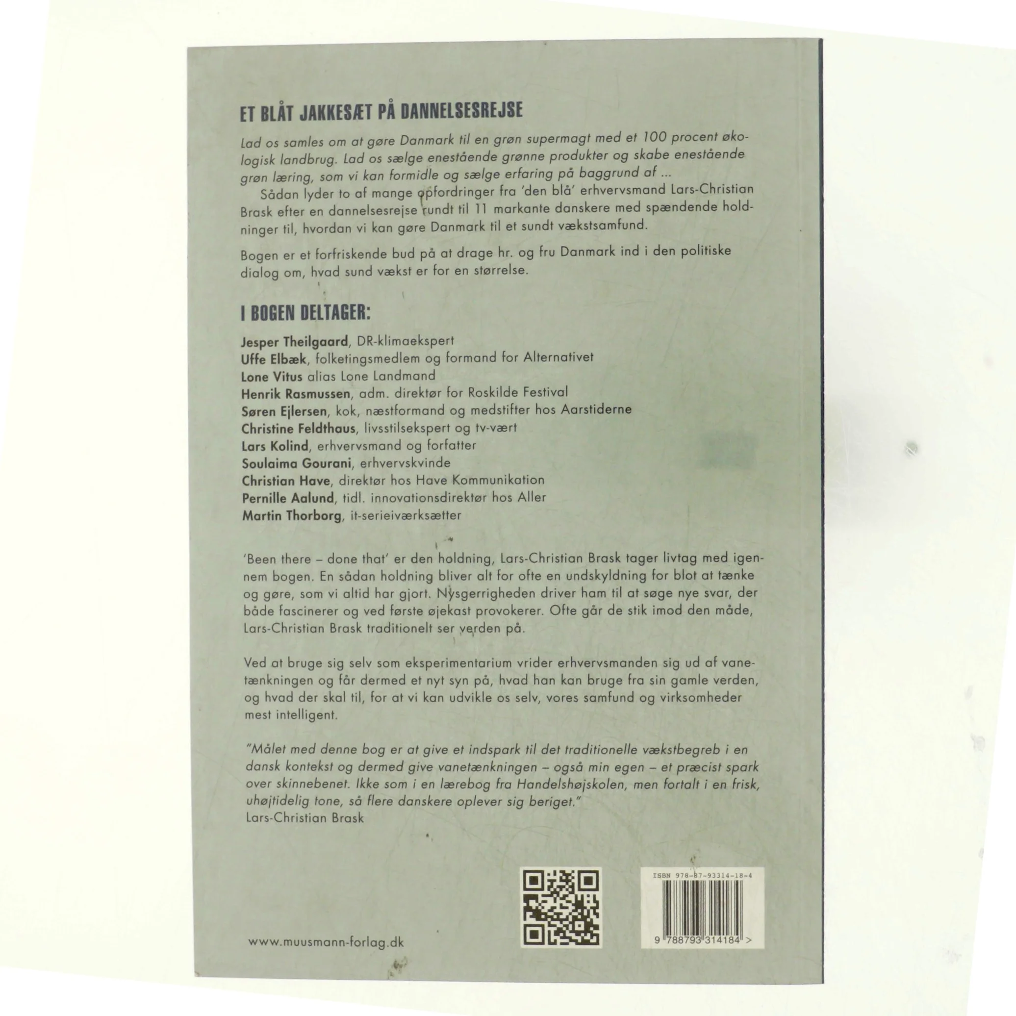 Vilje til forandring af Lars-Christian Brask (Bog)