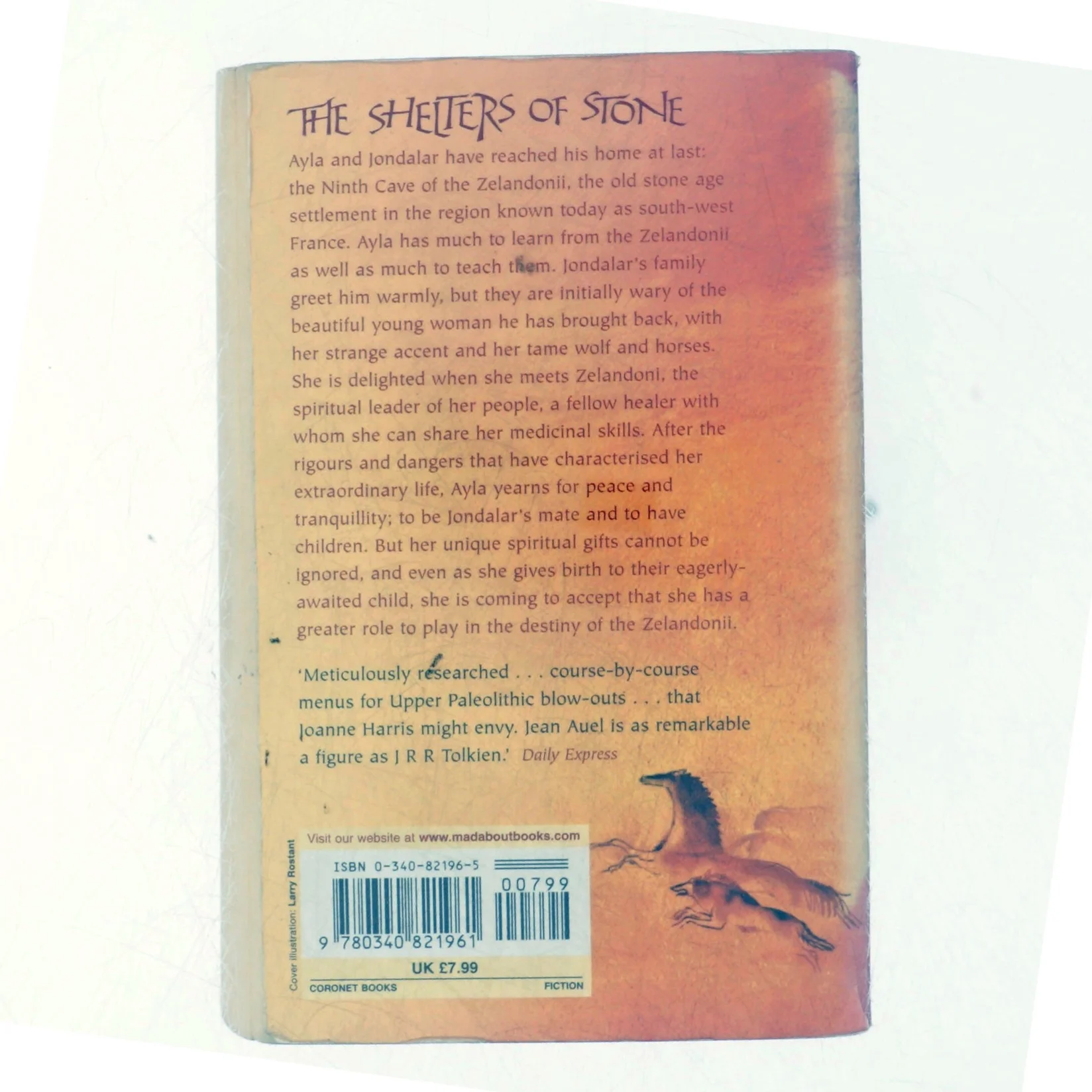 The shelters of stone af Jean M. Auel (Bog)