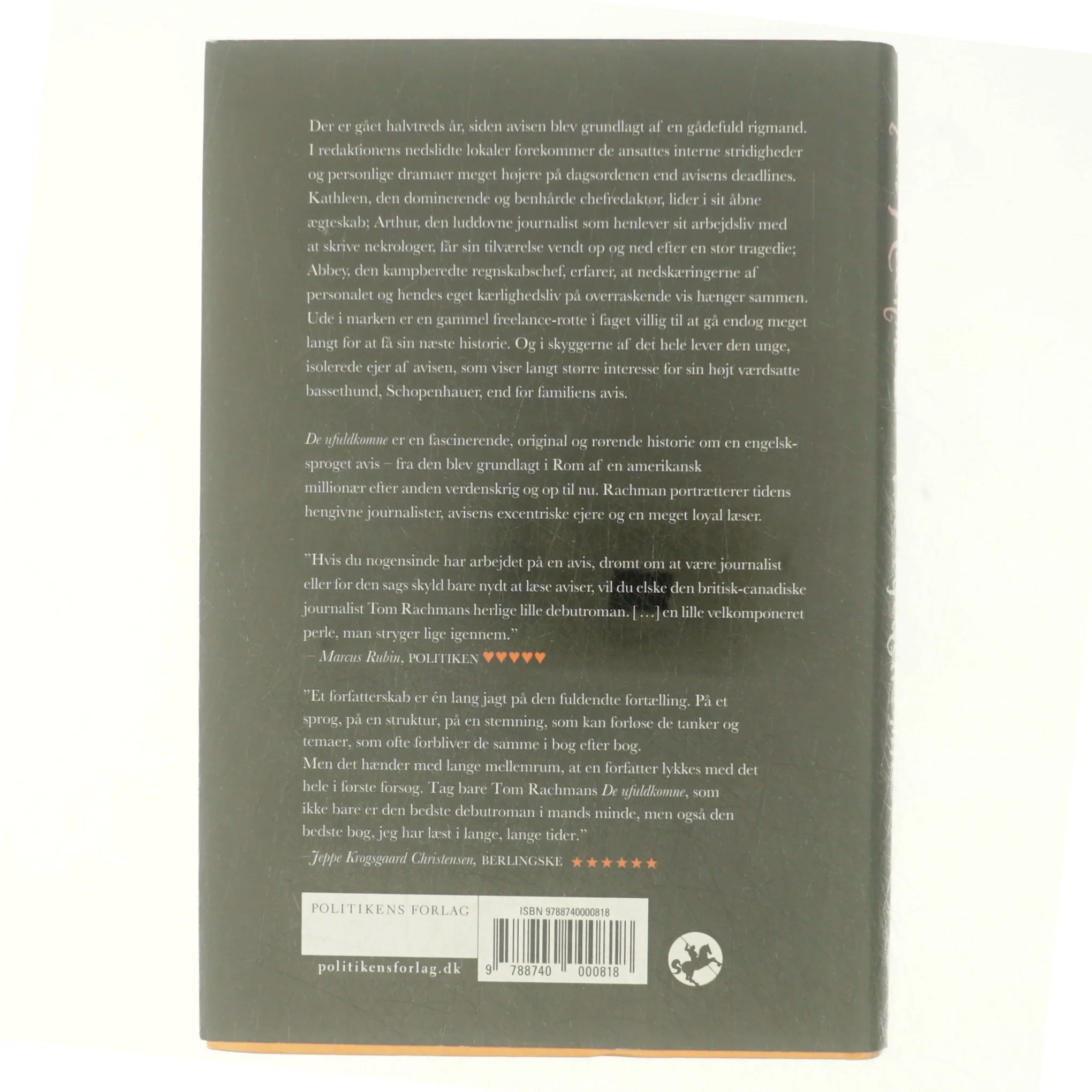 De ufuldkomne af Tom Rachman (Bog)