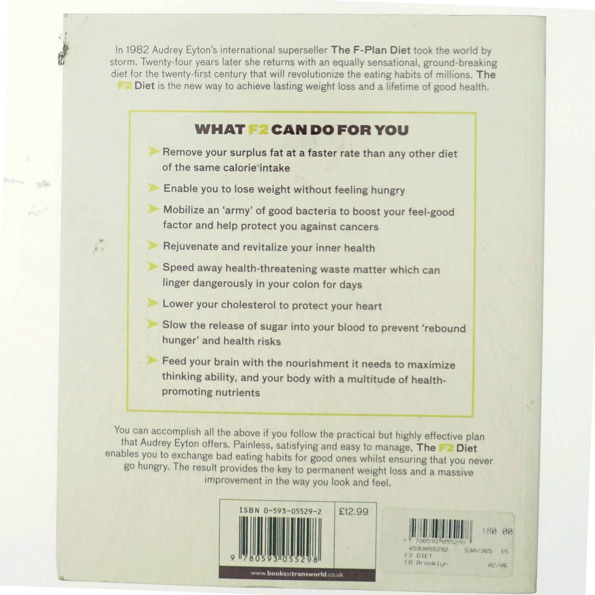 The F2 Diet af Audrey Eyton (Bog)