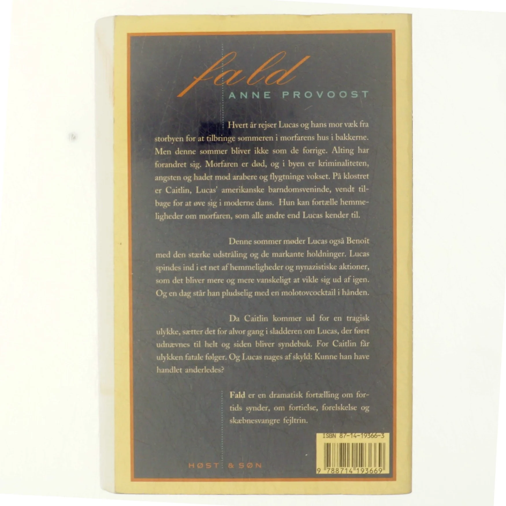 Fald af Anne Provoost (Bog)