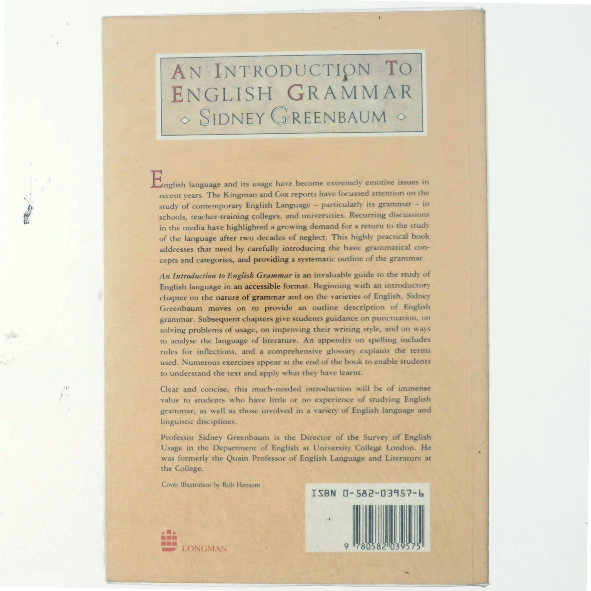 An introduction to English grammar af Sidney Greenbaum (Bog)