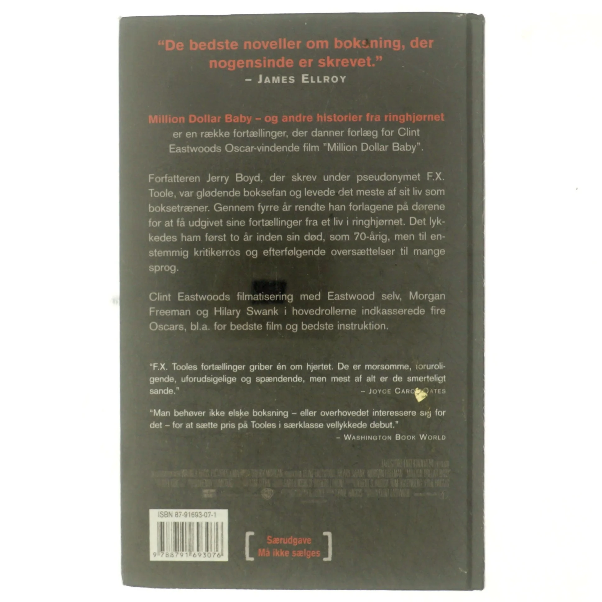 Million Dollar Baby af F.X. Toole (Bog)