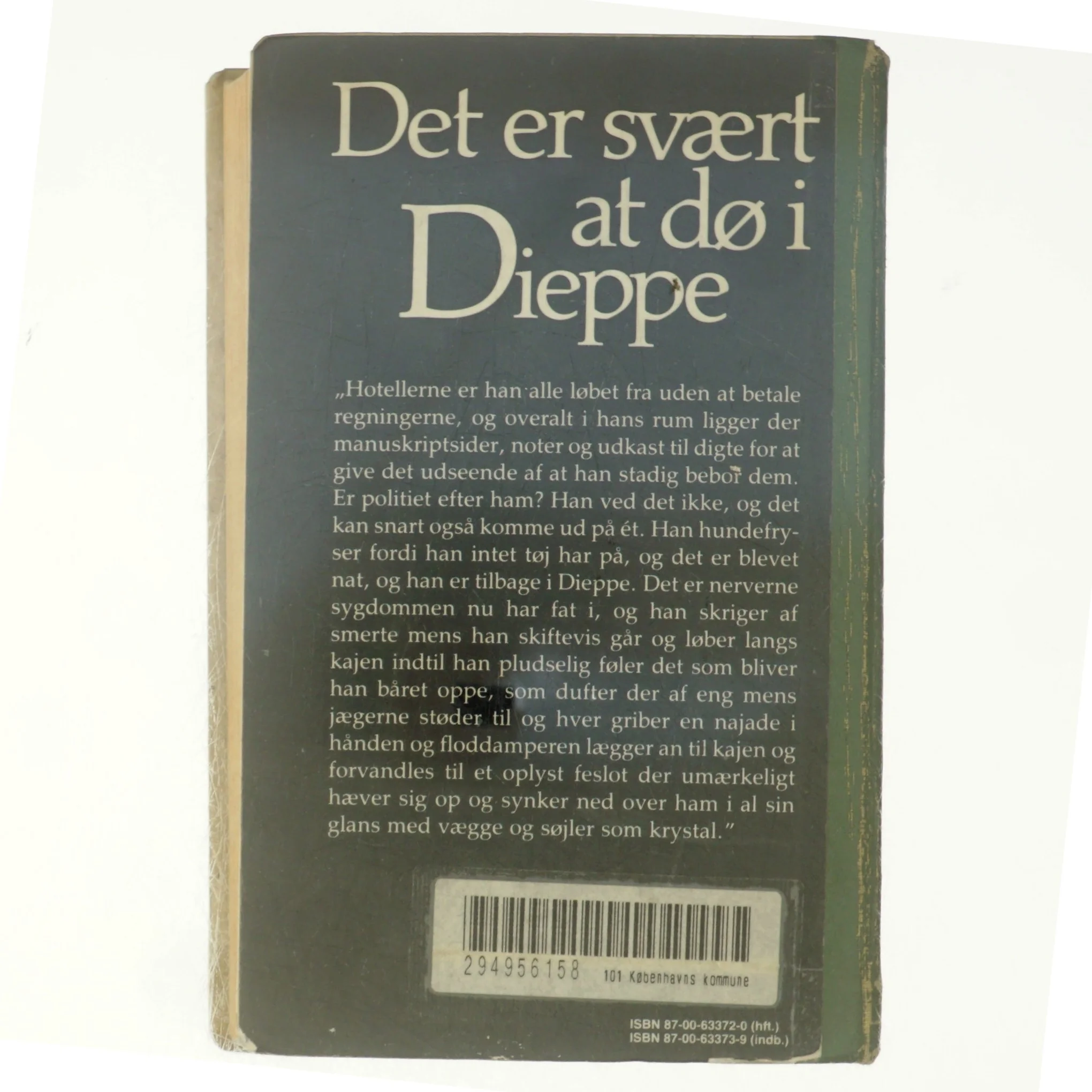 Det er svært at dø i Dieppe af Henrik Stangerup
