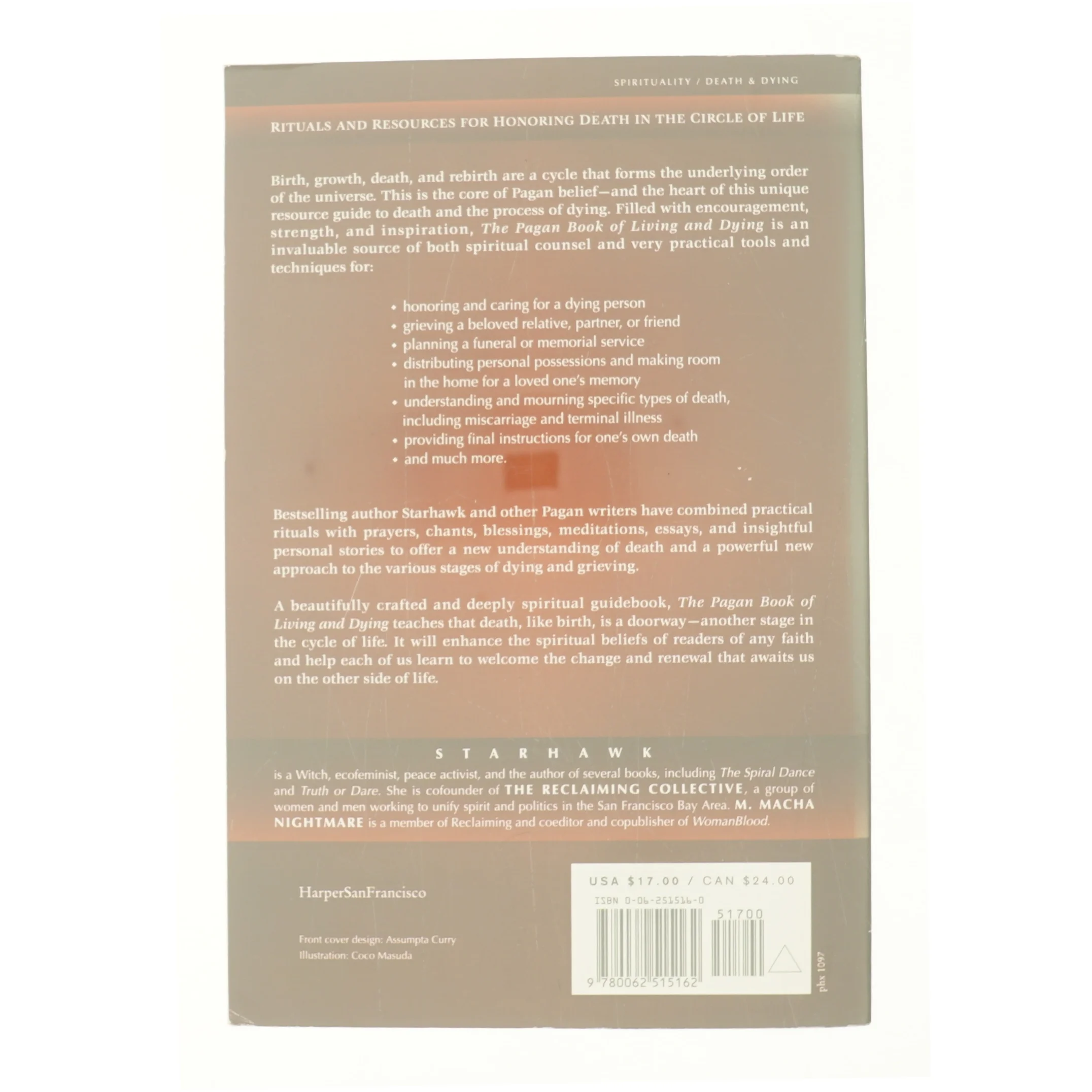 The Pagan Book of Living and Dying af Starhawk (Bog)