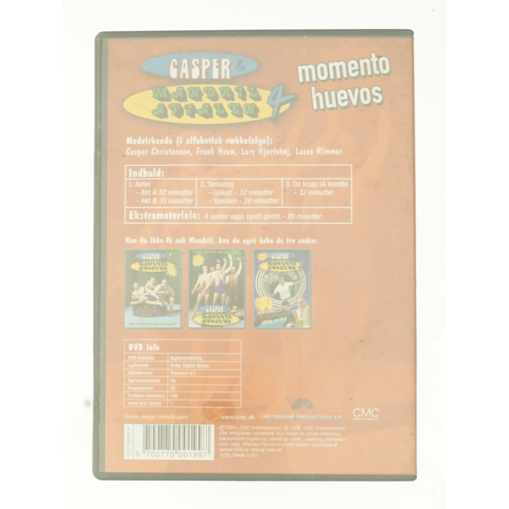 CASPER OG...... - MOMENTO (Bog)