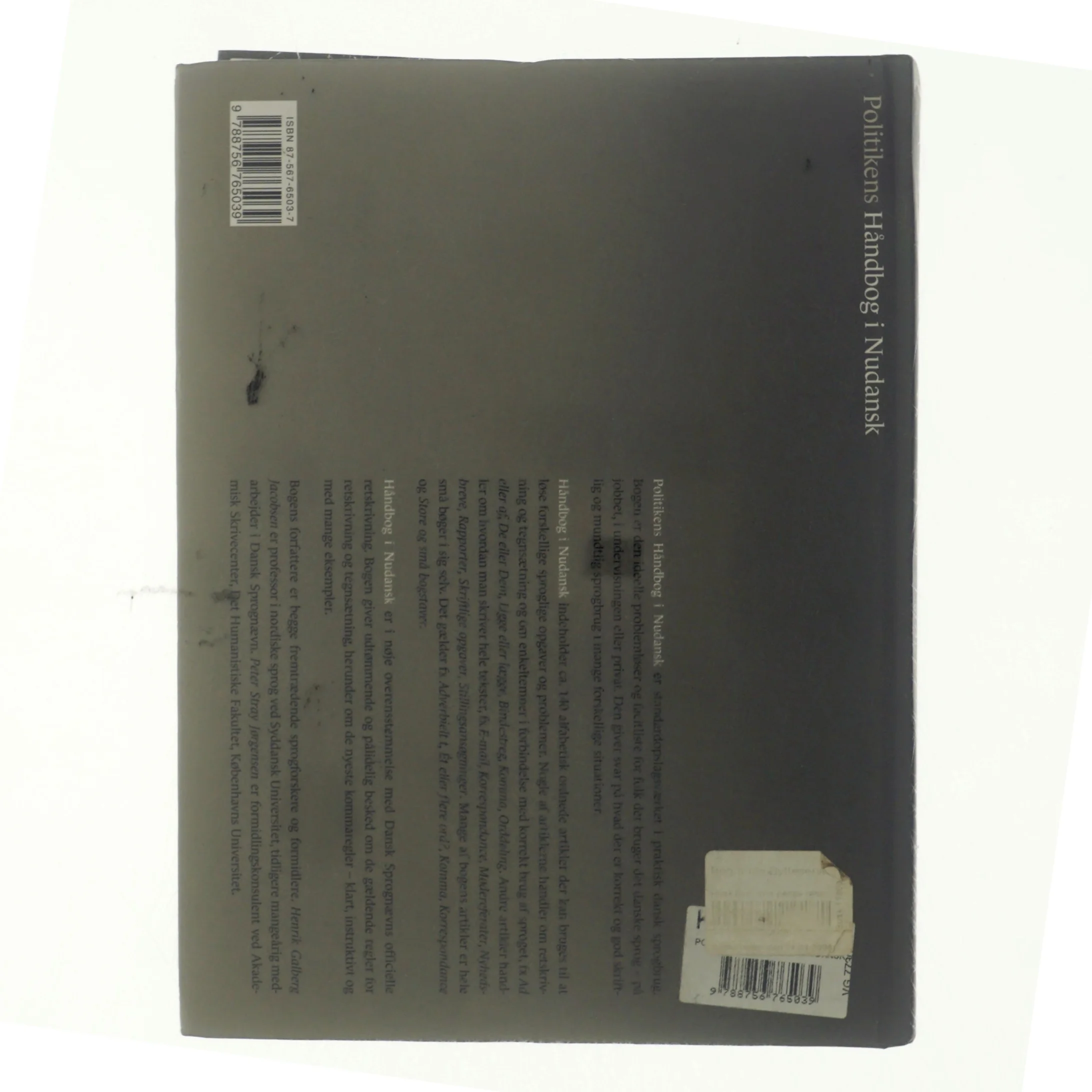 Håndbog i nudansk (Bog)