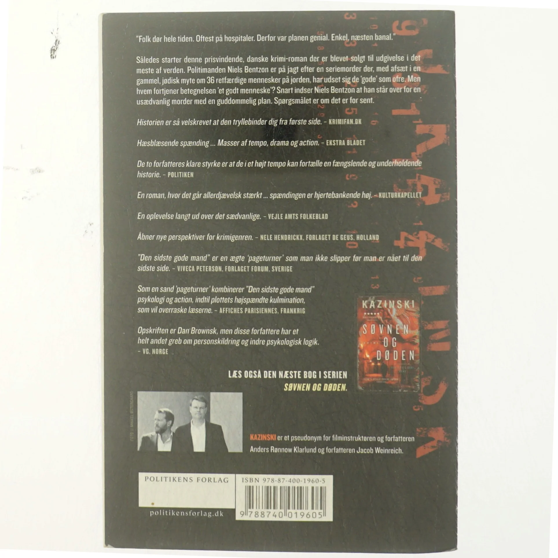 Den sidste gode mand af A. J. Kazinski (Bog)